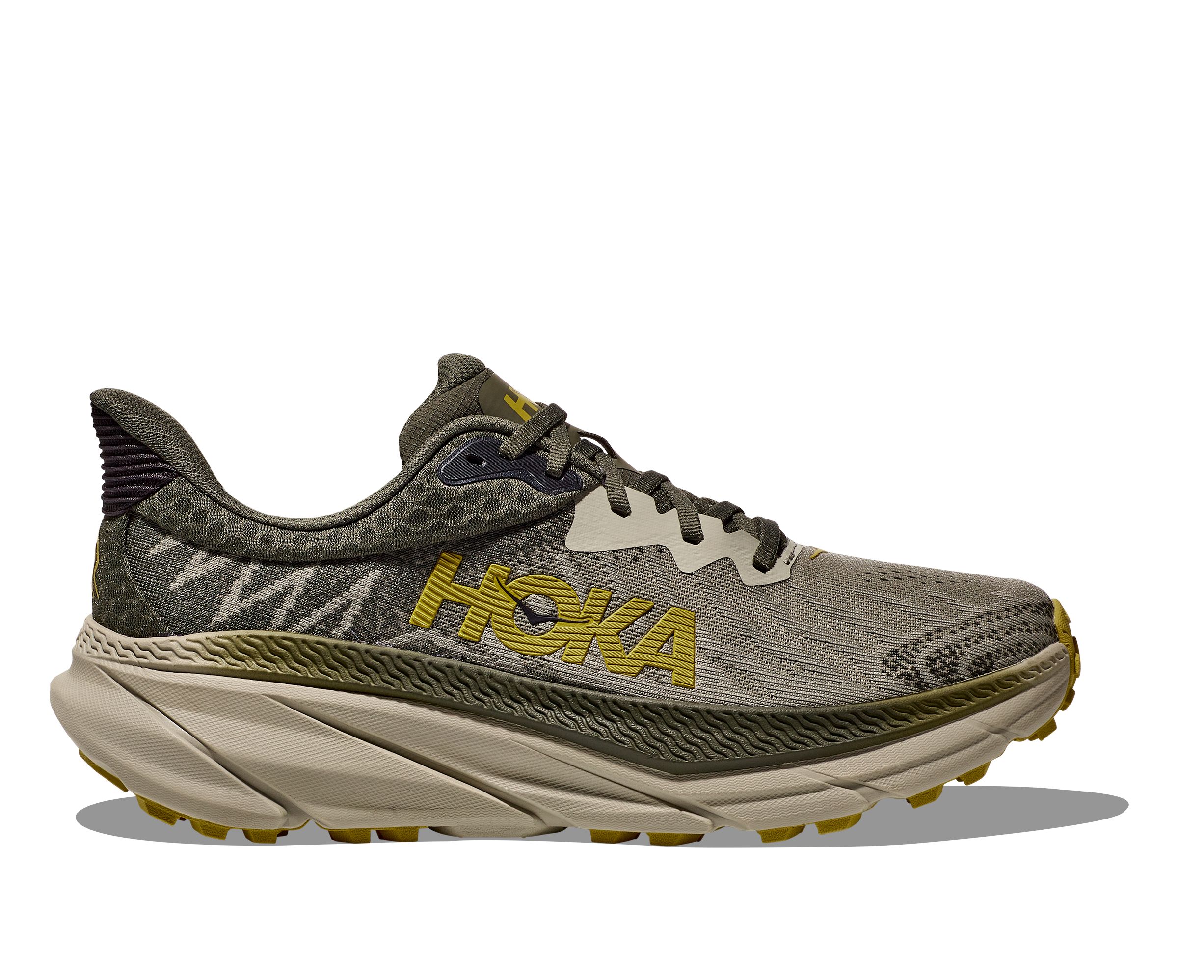 Image of Hoka Men's Challenger ATR 7 Breathable Mesh Cushioned Trail Running Shoes