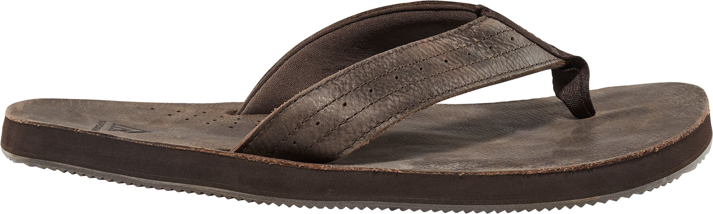 Ripzone Men's Dune Leather Cushioned Supported Flip Sandals