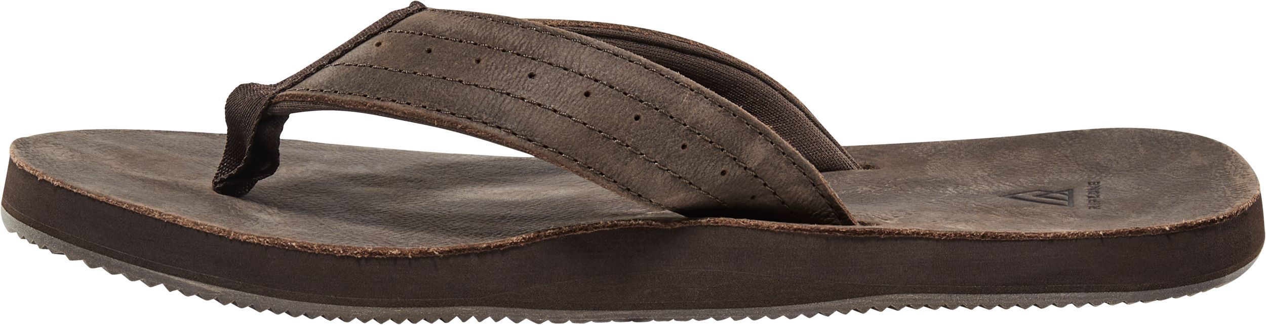 Ripzone Men's Dune Leather Cushioned Supported Flip Sandals