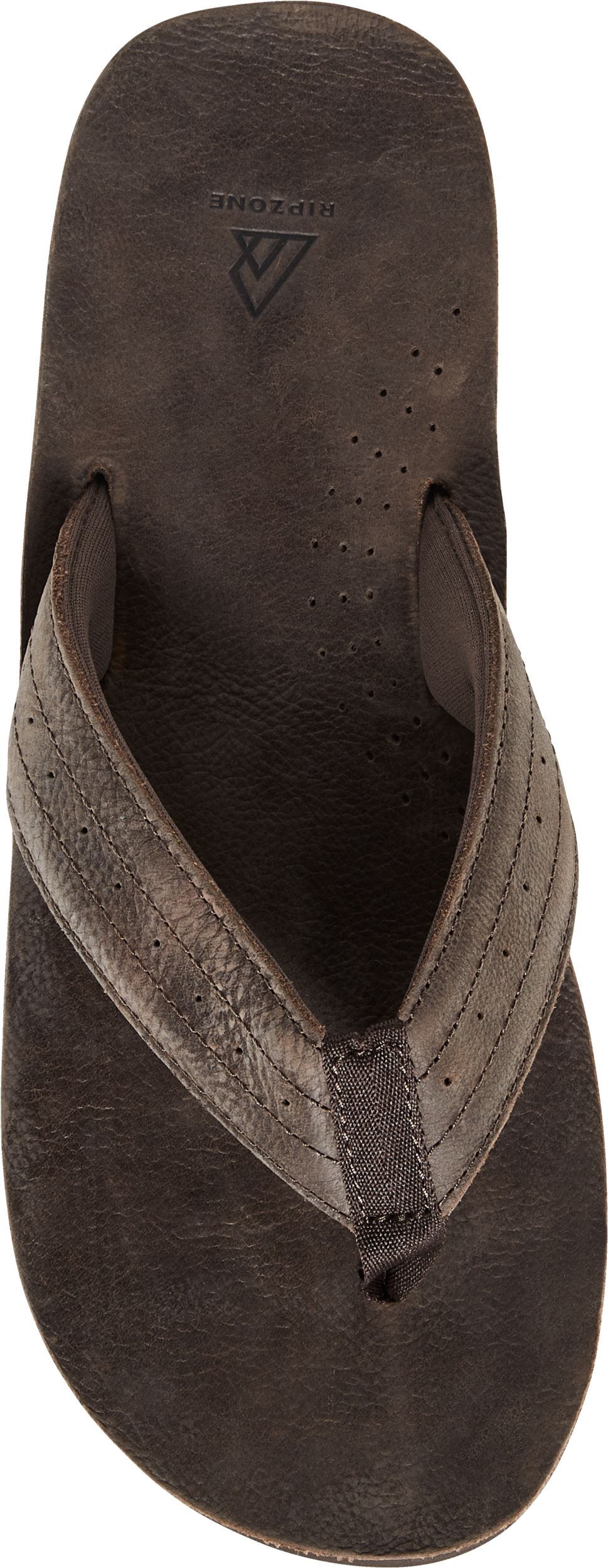 Ripzone Men's Dune Leather Cushioned Supported Flip Sandals