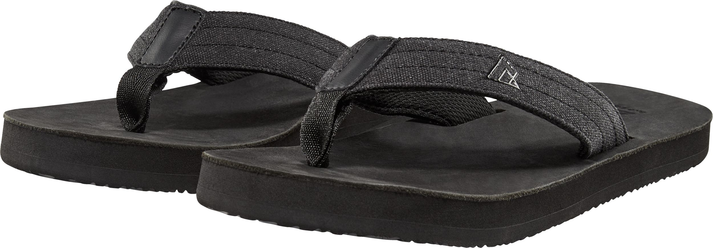 Ripzone Men's Lakeside Canvas Leather Lightweight Cushioned Sandals