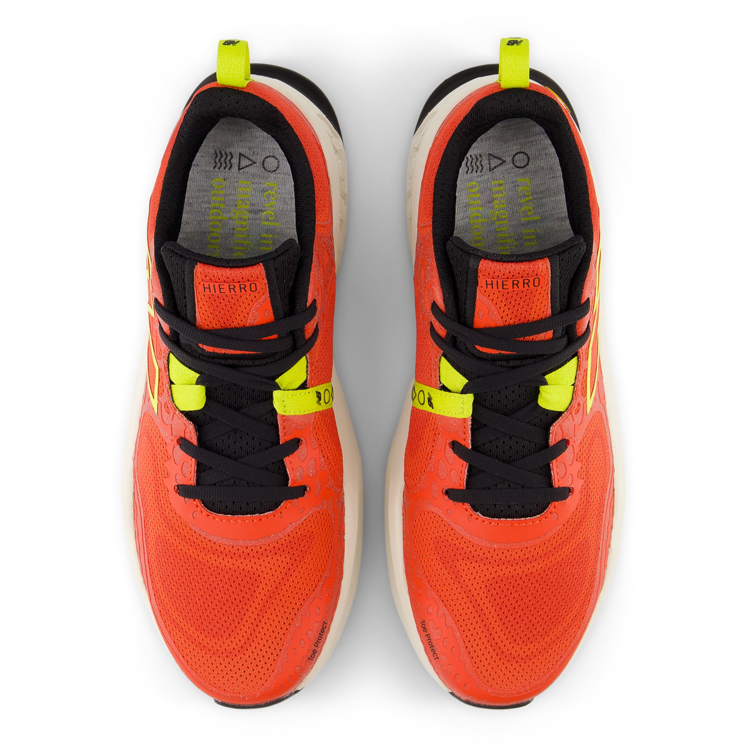 New Balance Men's Hierro V8 Trail Running Shoes Overhead_Flat