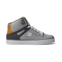 DC Men's Pure SE High-Top Leather Breathable Mesh Skate Shoes Side_Right