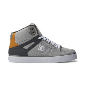 DC Men's Pure SE High-Top Leather Breathable Mesh Skate Shoes
