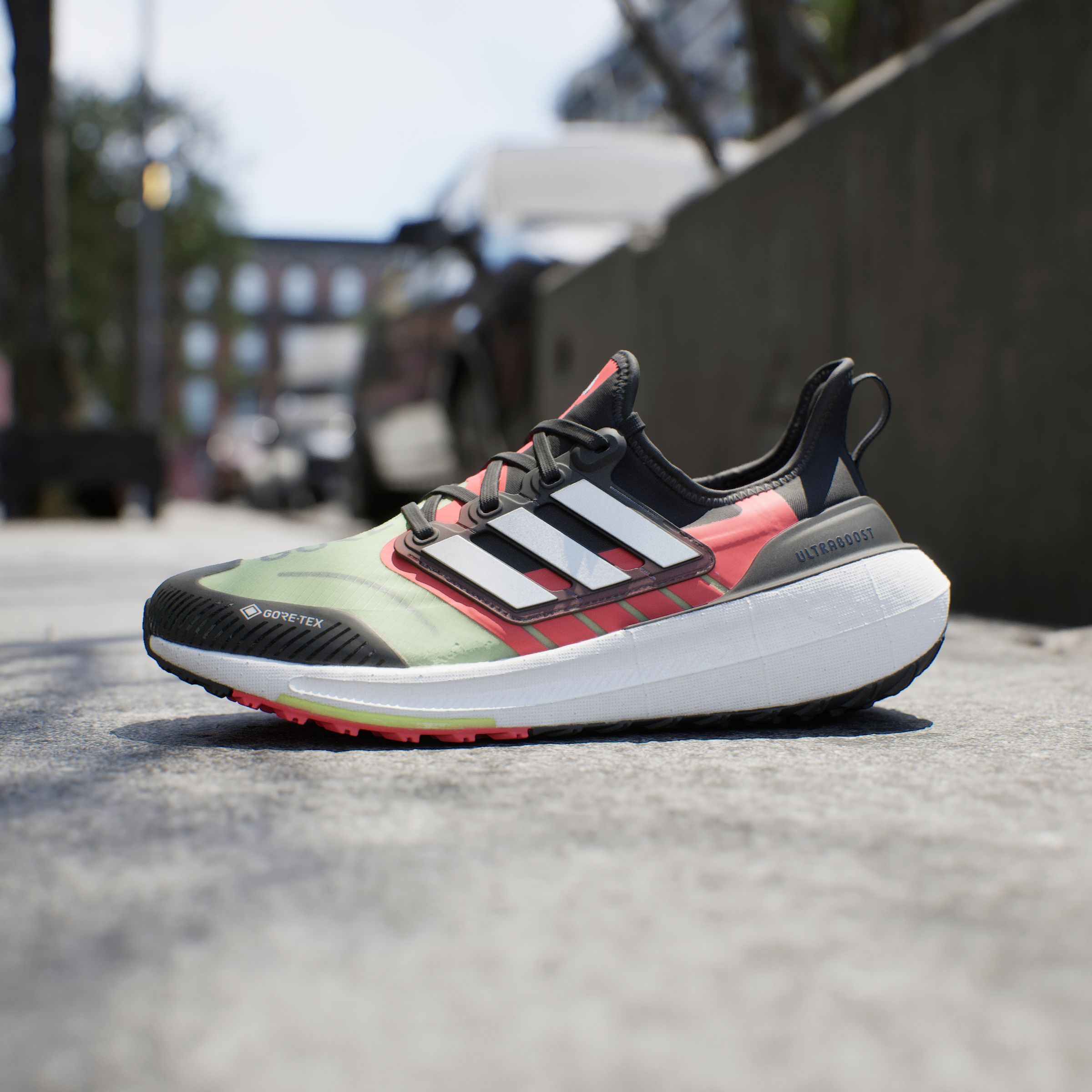 adidas Men's UltraBOOST Light GTX Waterproof Textile Running Shoes