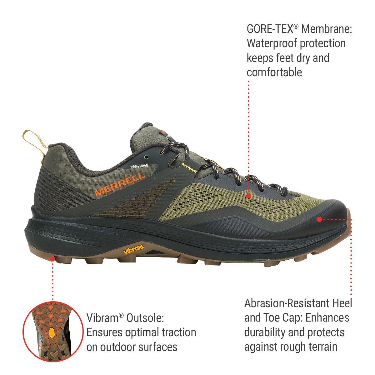 Merrell Men's MQM 3 Hiking Shoes
