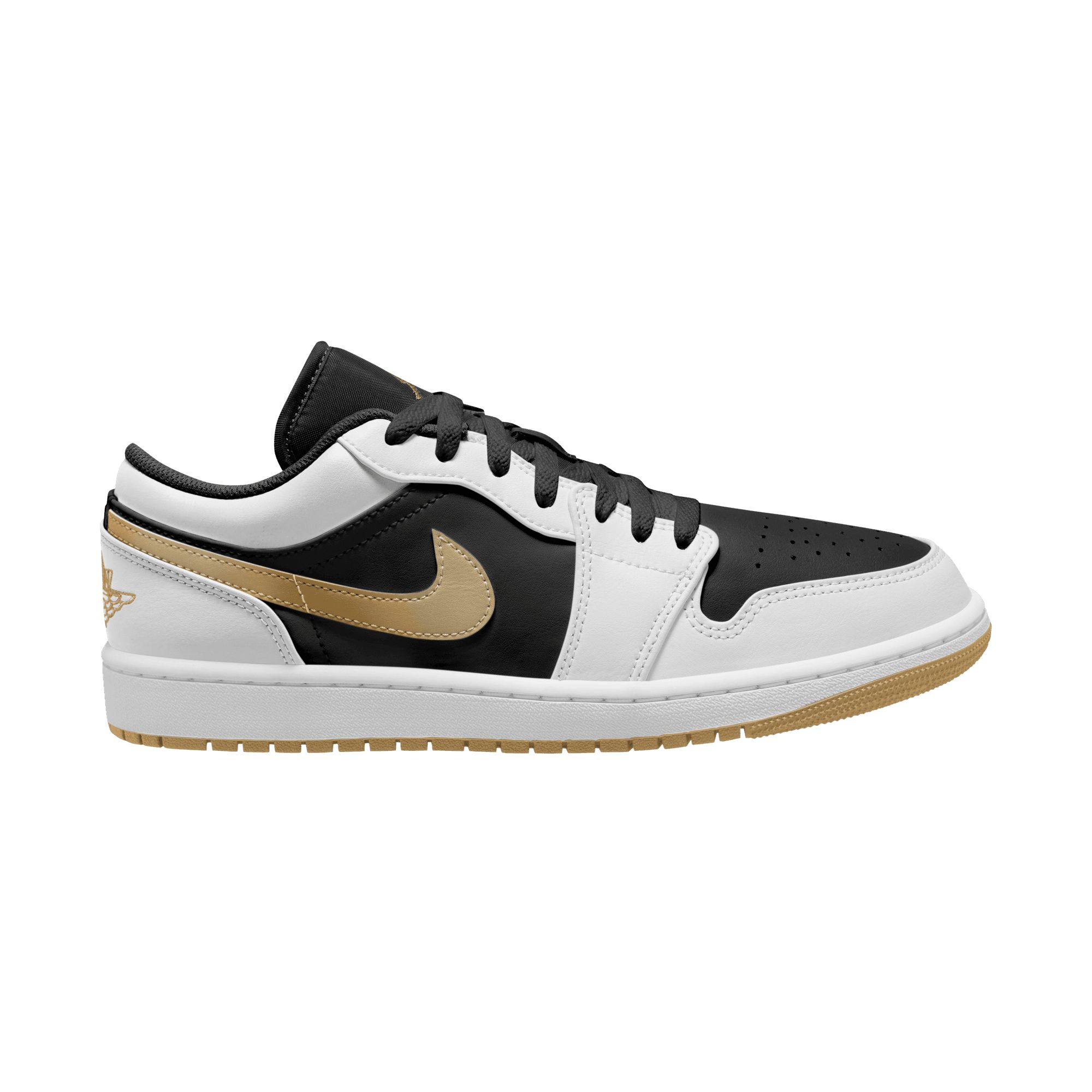 Nike air jordan 1 low gold toe best sale