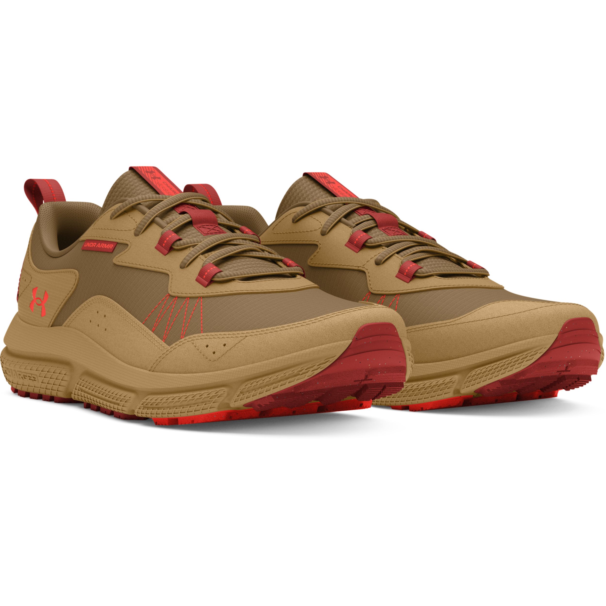 Under Armour Shoes Mens 11.5 UA Charged Verssert Sneakers Red Suede Lace Up Amazon.com | Under Armour Men main image 2