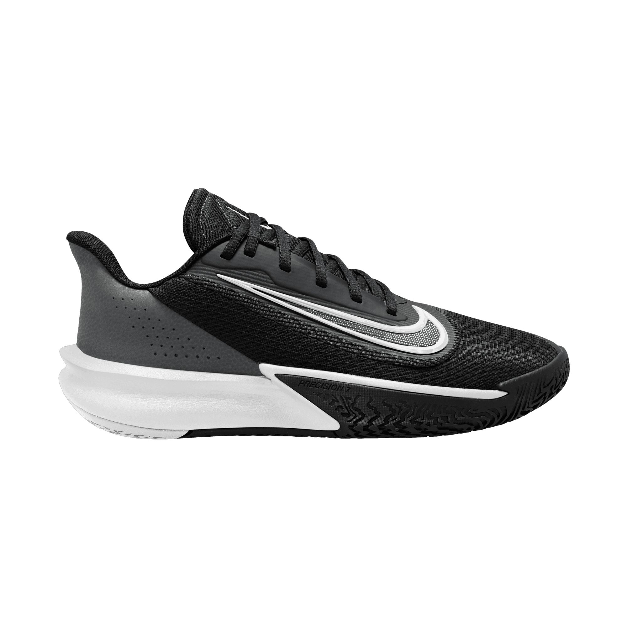 Nike Precision IV Basketball Shoes Black White size 7 shops