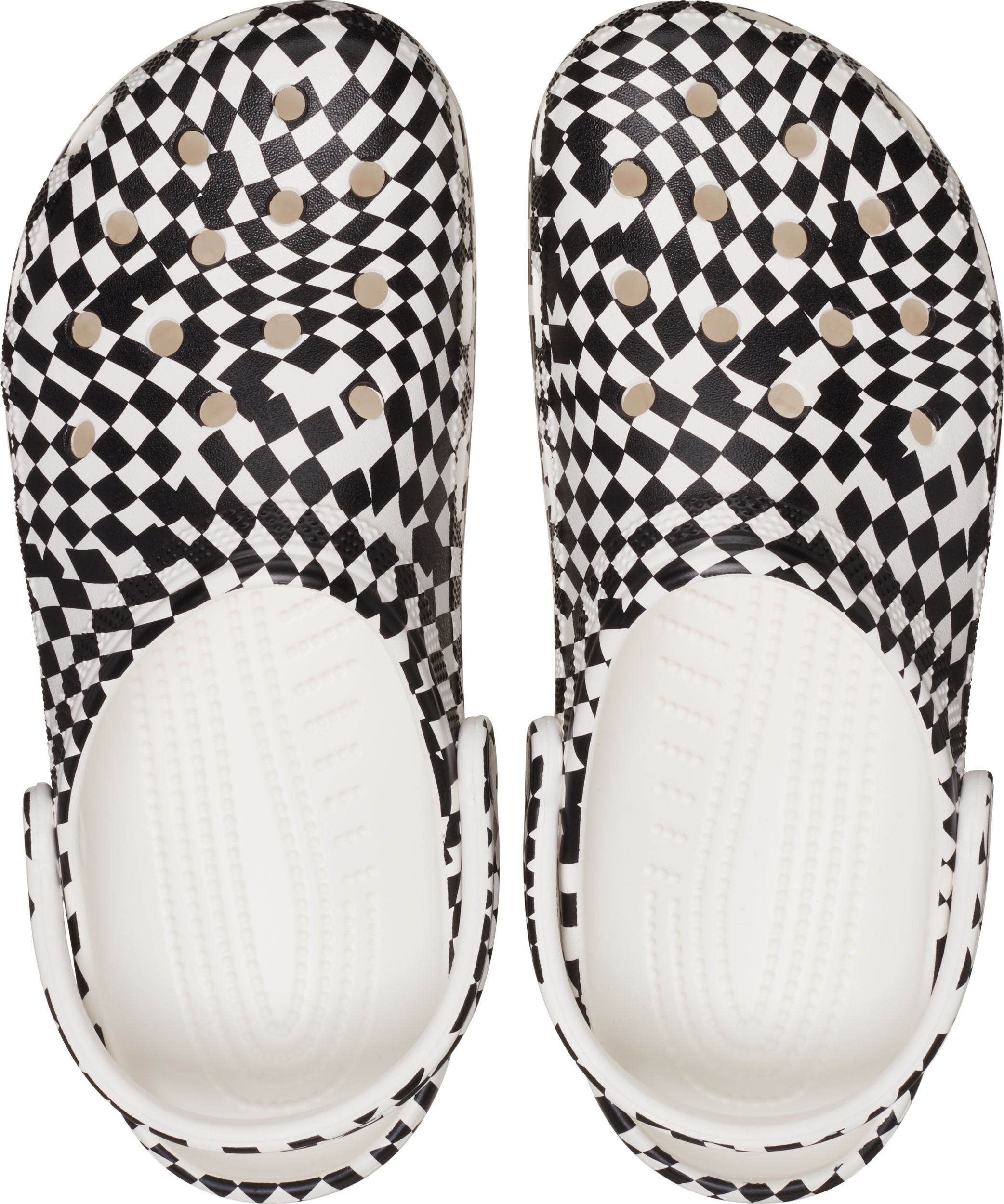 Crocs Men's Classic Clog Warped Check Clog Sandals
