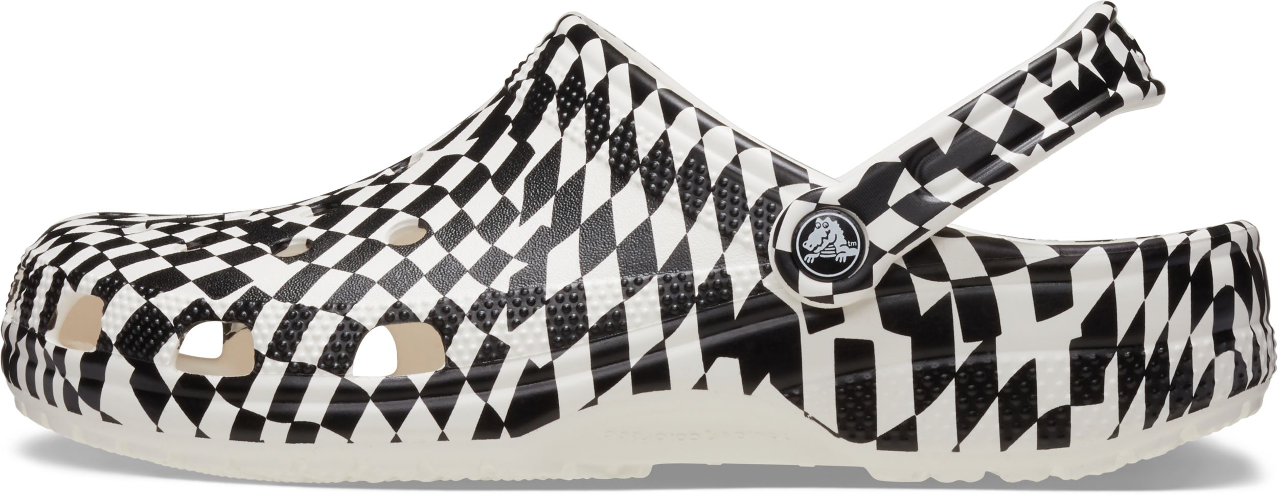 Crocs Men's Classic Clog Warped Check Clog Sandals