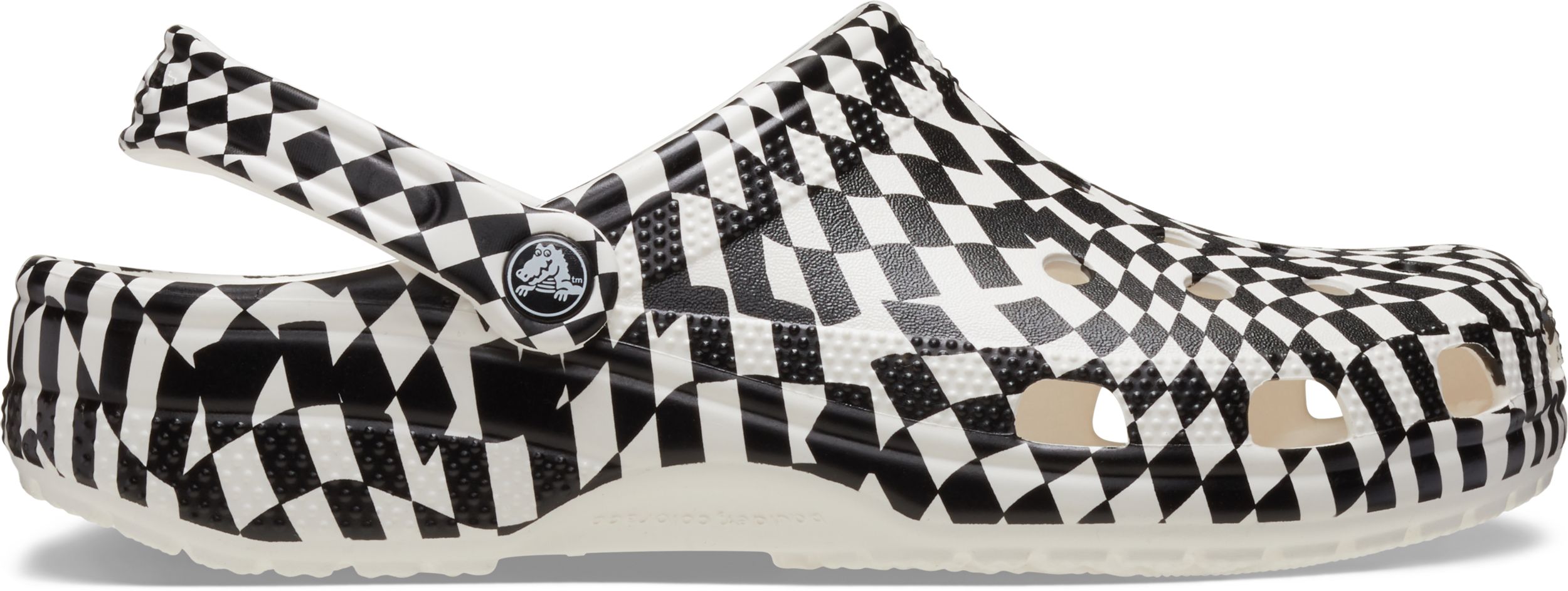 Crocs Men's Classic Clog Warped Check Clog Sandals