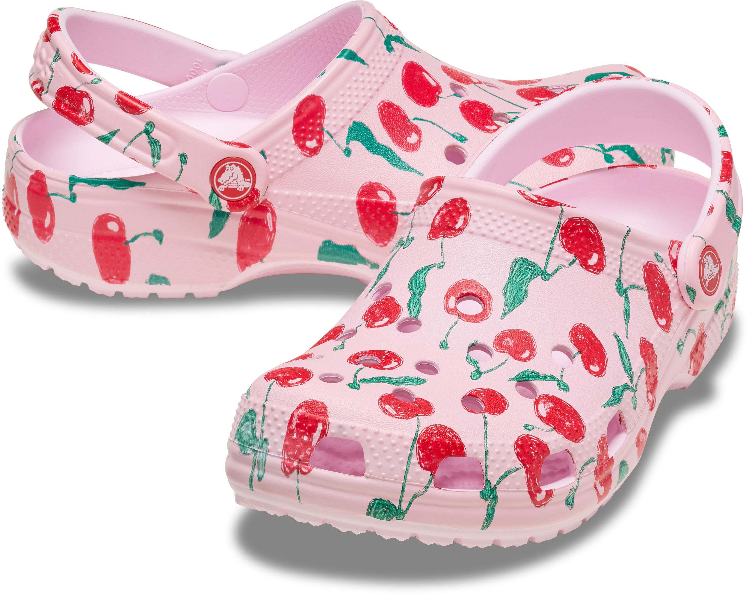 Crocs Women's Classic Fruit Print Clog Sandals