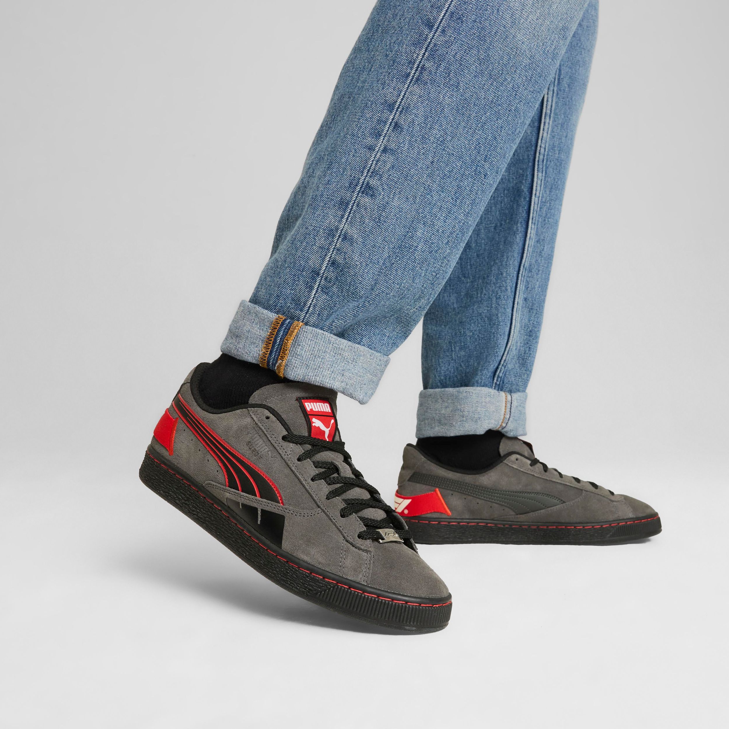 PUMA Men's F1 Suede T Sneakers