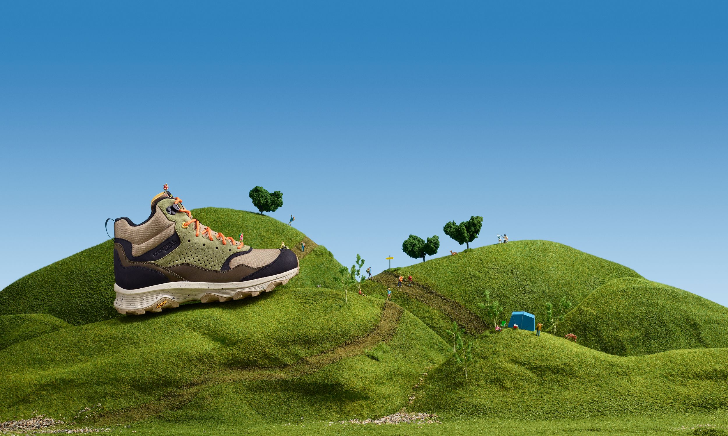 Merrell Men's Speed Solo Mid Hiking Shoes