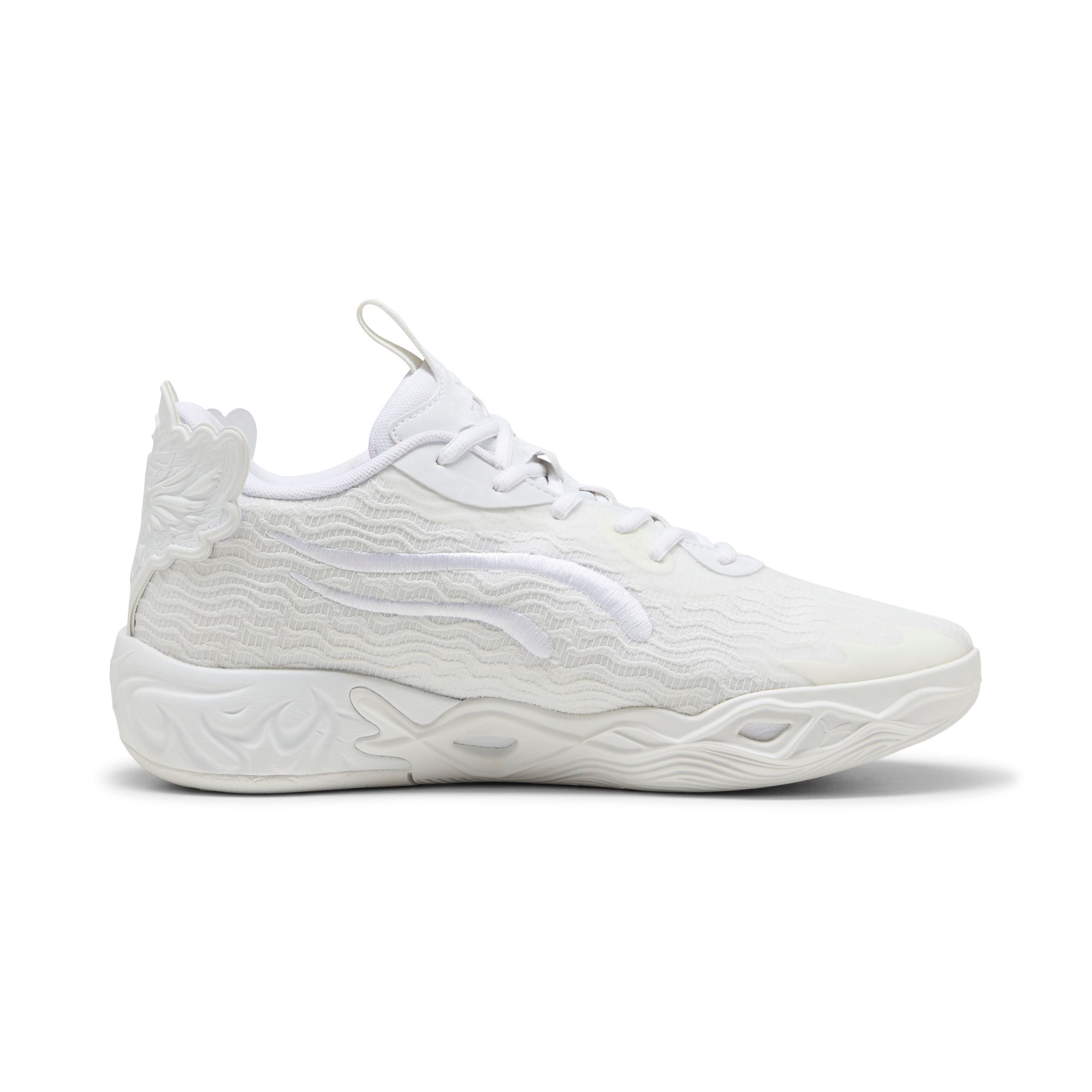 PUMA Unisex MB.04 Lo Ice White Basketball Shoes