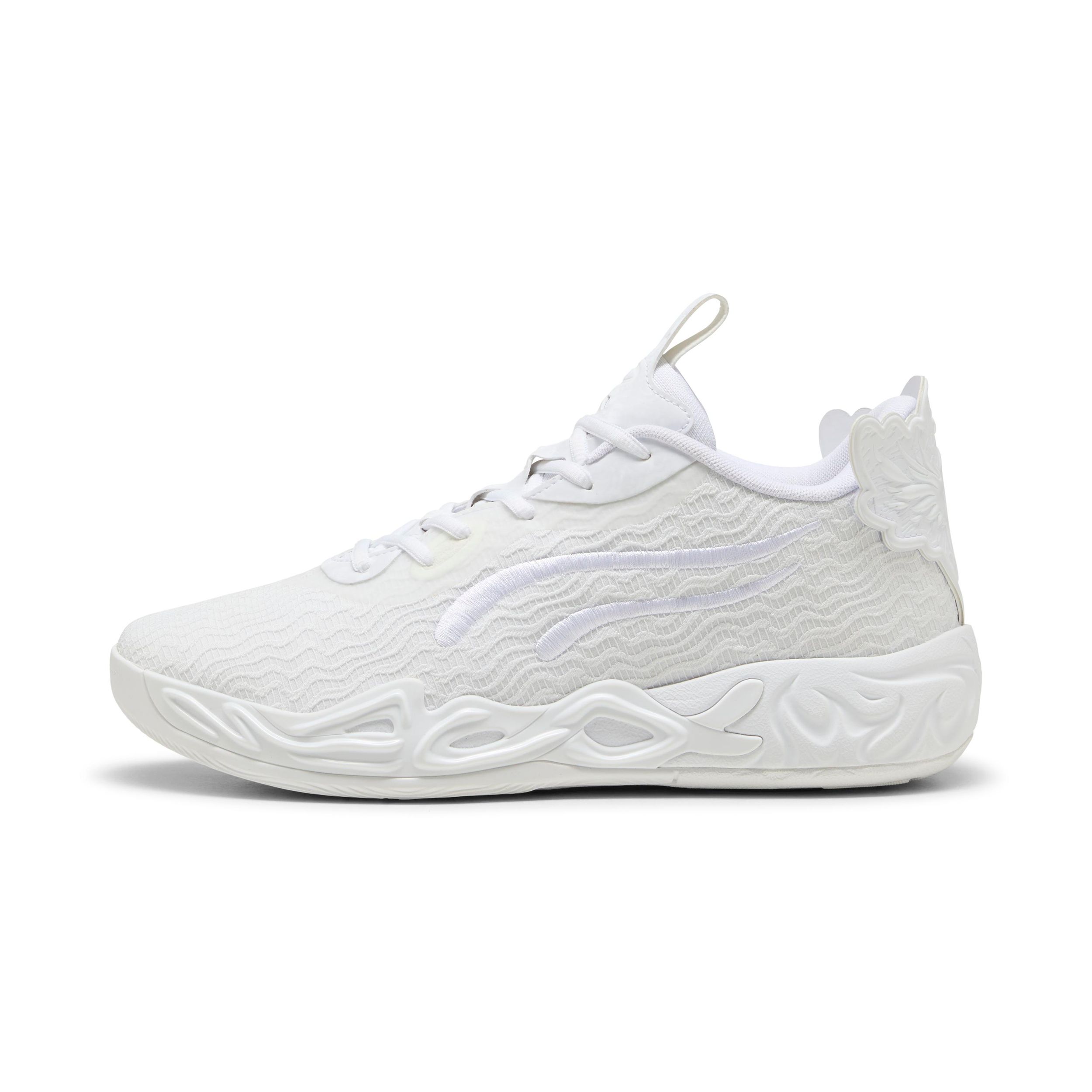 PUMA Unisex MB.04 Lo Ice White Basketball Shoes