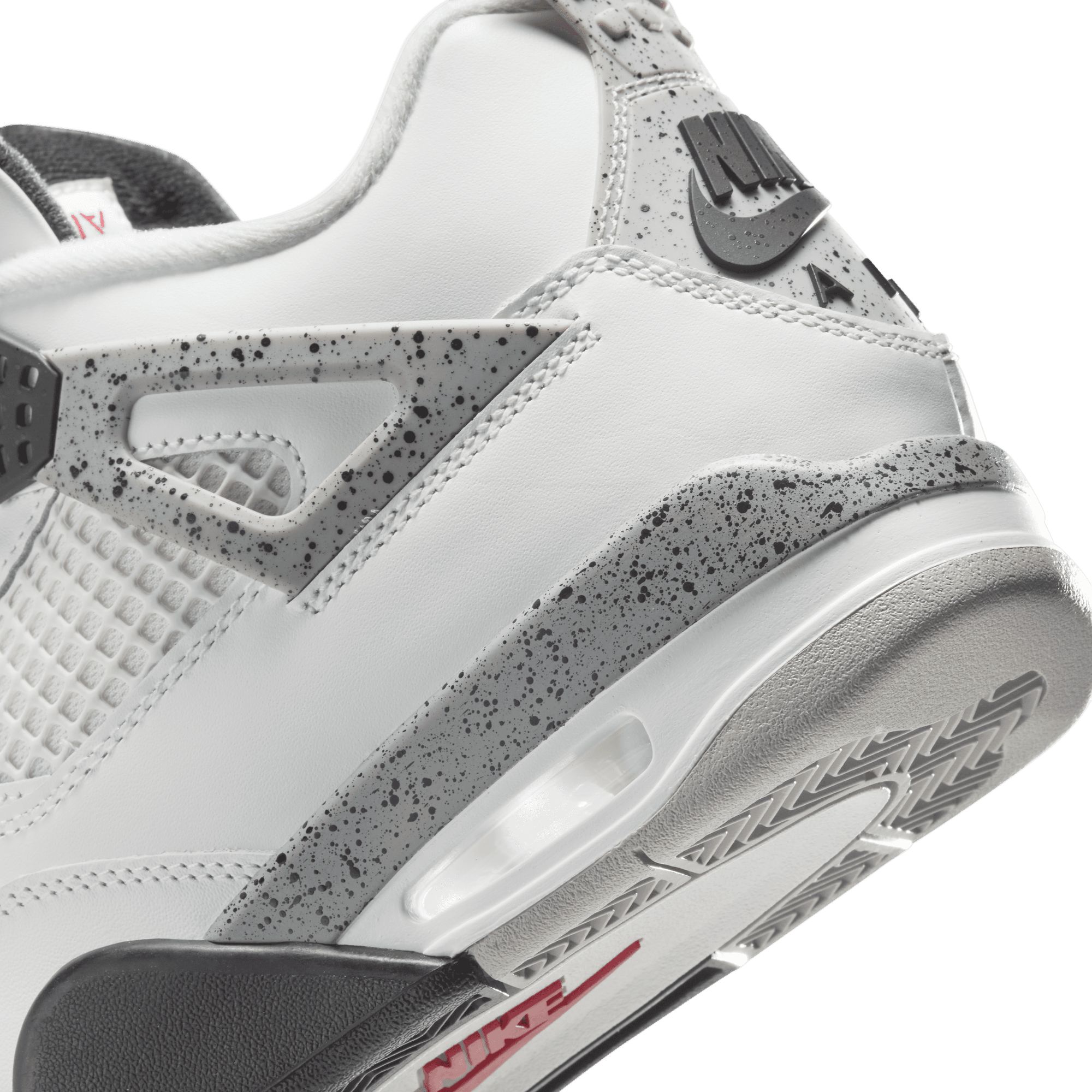 Nike Unisex Air Jordan 4 Retro Basketball Shoes - "White Cement"