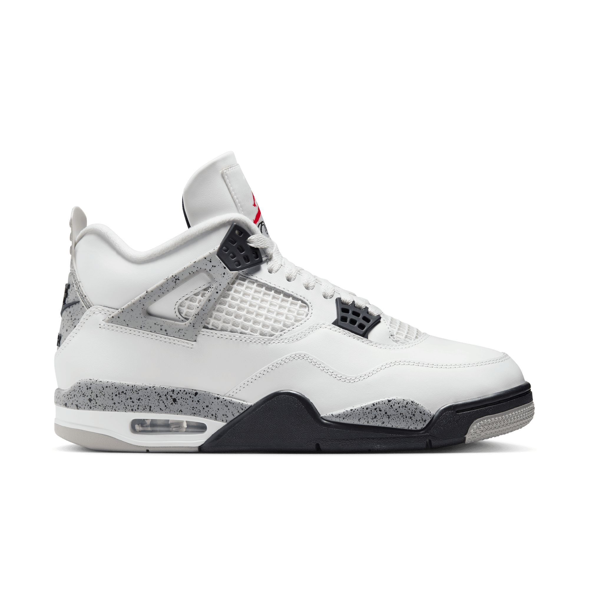 Nike Unisex Air Jordan 4 Retro Basketball Shoes - "White Cement"