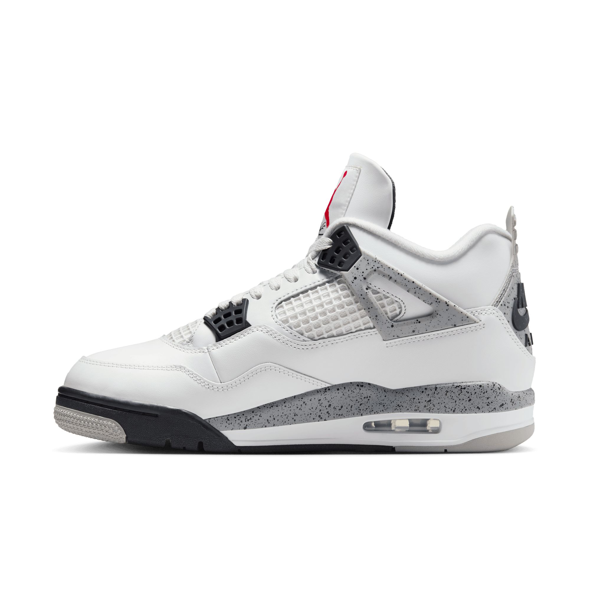 Nike Unisex Air Jordan 4 Retro Basketball Shoes - "White Cement"