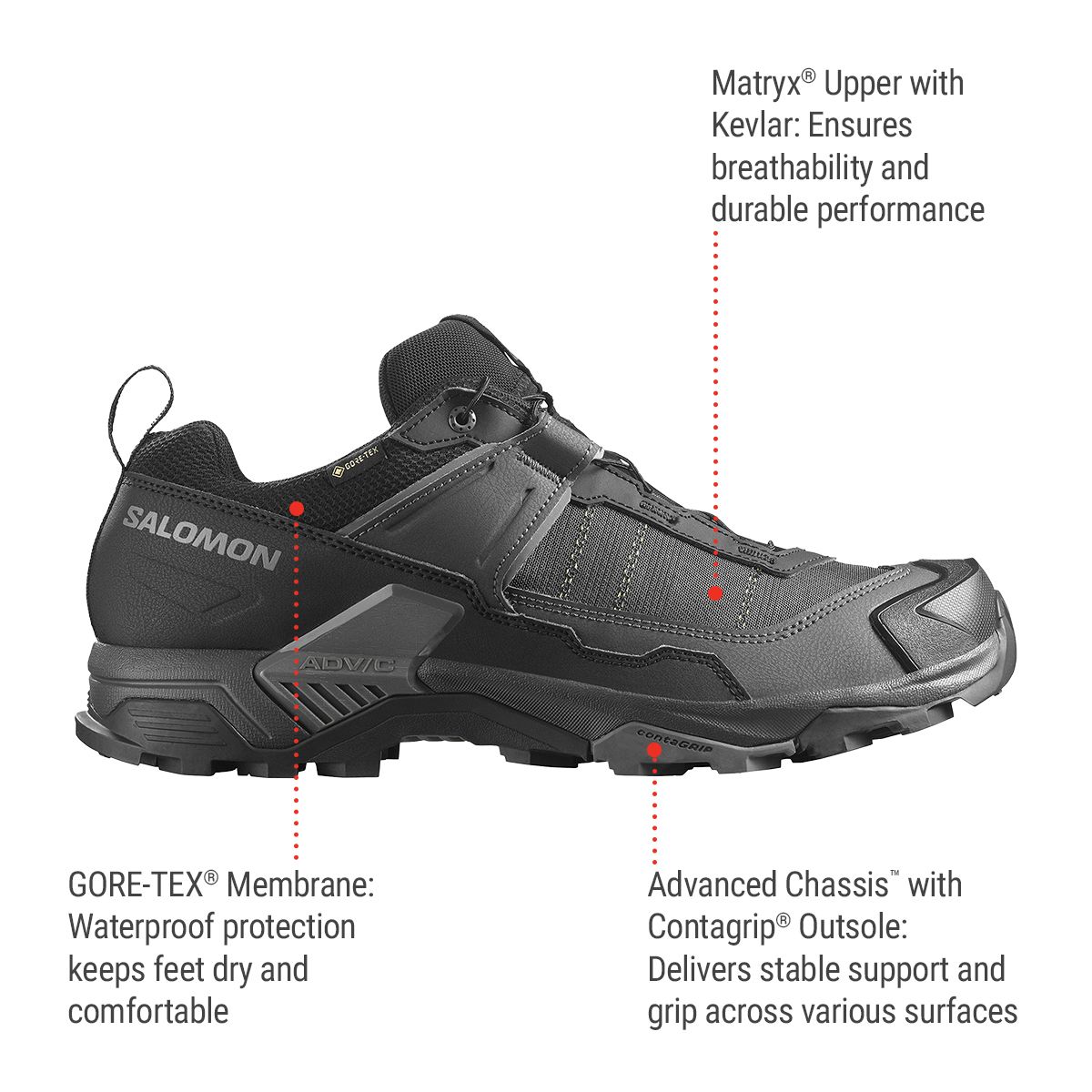 SALOMON スニーカー X ultra 4 gtx shoes Shop X Ultra 4 GTX - Mens | VPO Canada