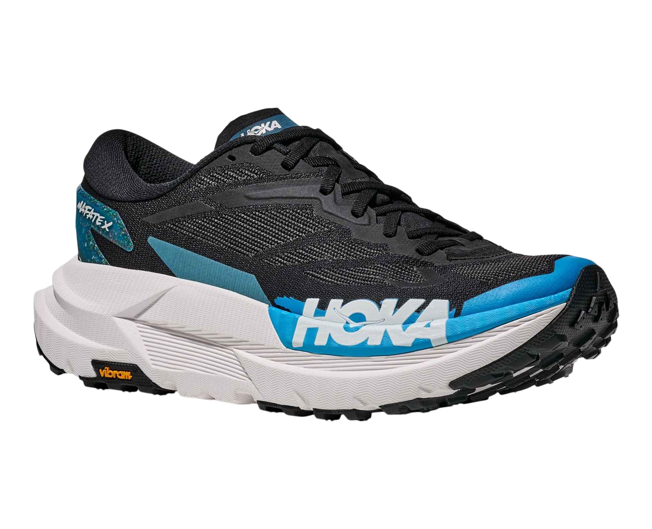 HOKA Men's Mafate X Trail Running Shoes with Vibram Megagrip Outsole