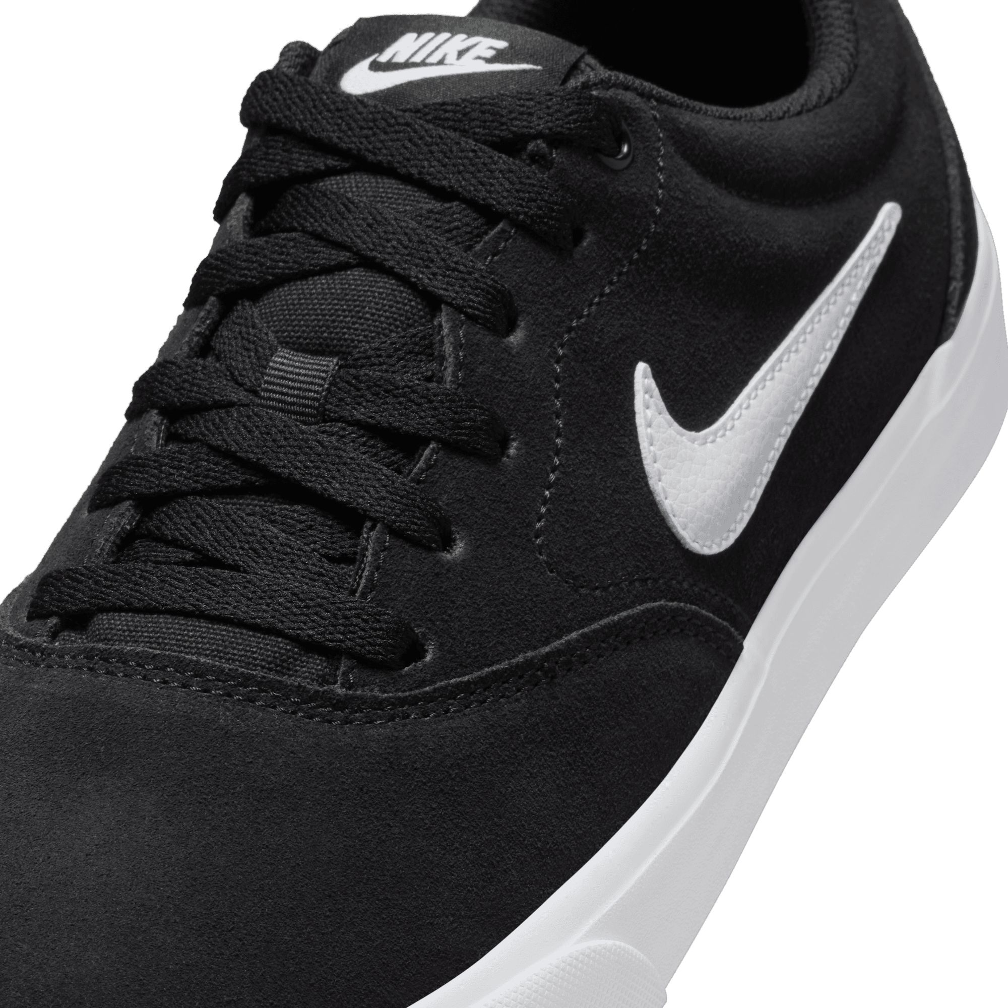 nike sb charge suede black and white