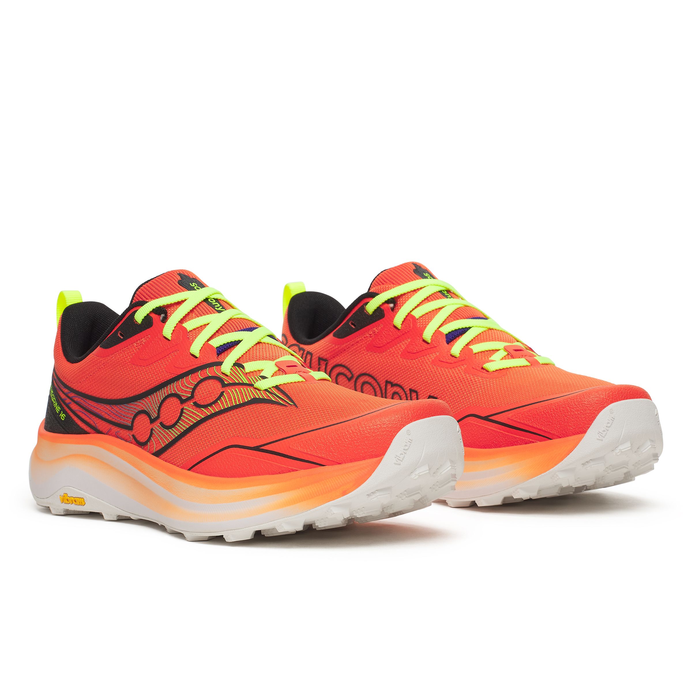 Saucony Men's Peregrine 16 Trail Running Shoes with PWRRUN Foam