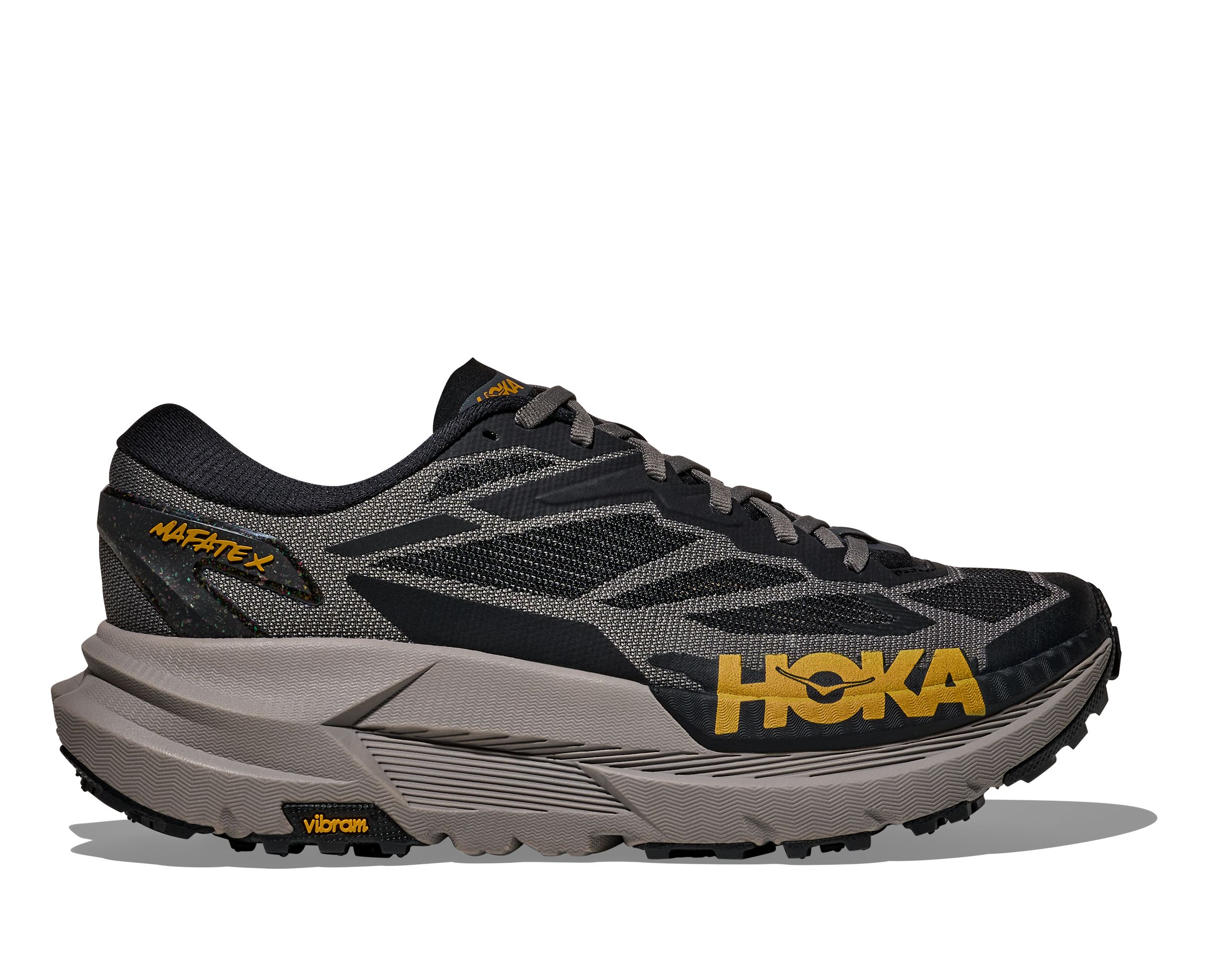 HOKA Men's Mafate X Trail Running Shoes with Vibram Megagrip Outsole