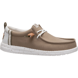 HEYDUDE Men's Wally Craft Comfortable Slip-On Shoes with Elastic Laces