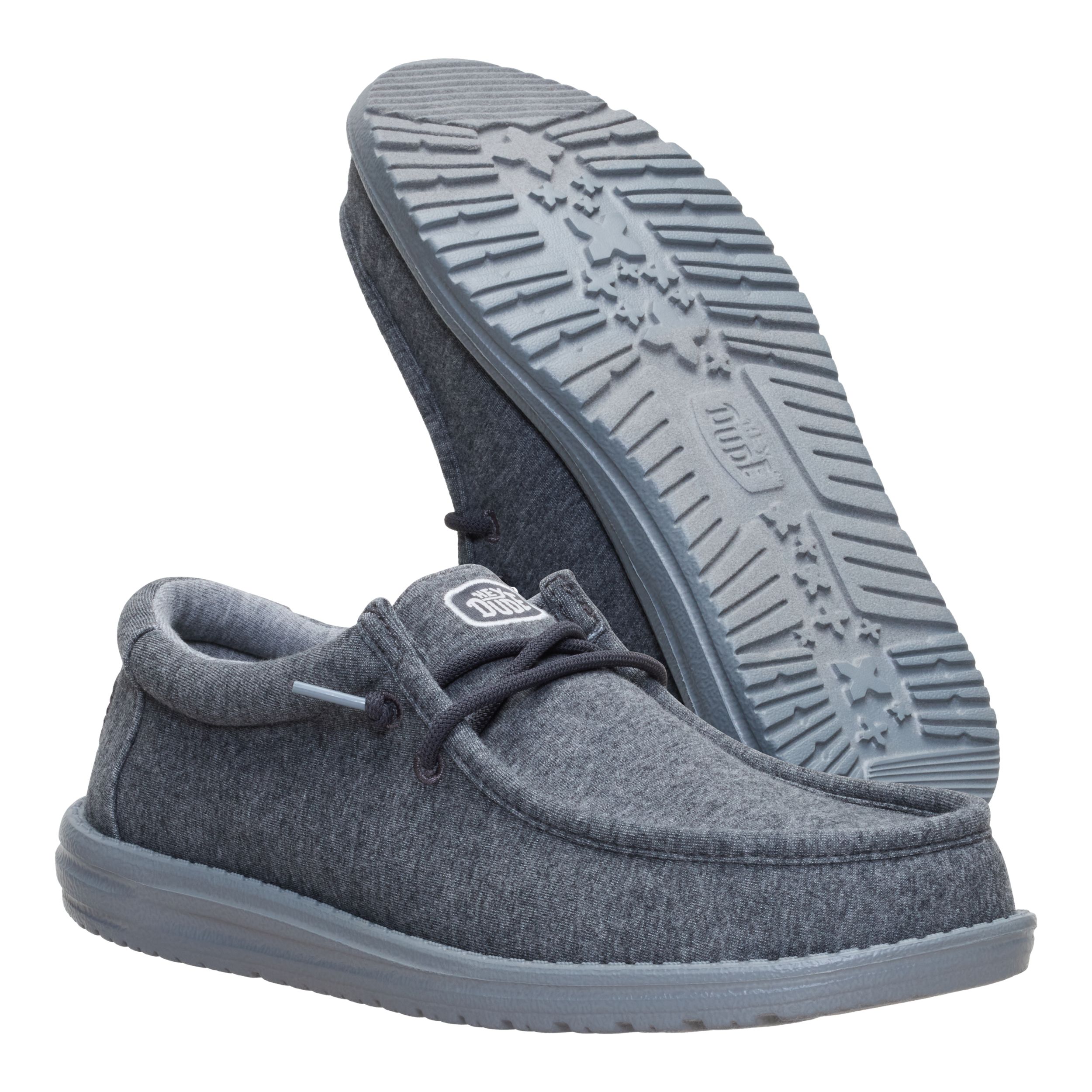 HEYDUDE Men's Wally Stretch Jersey Comfortable Slip-On Shoes