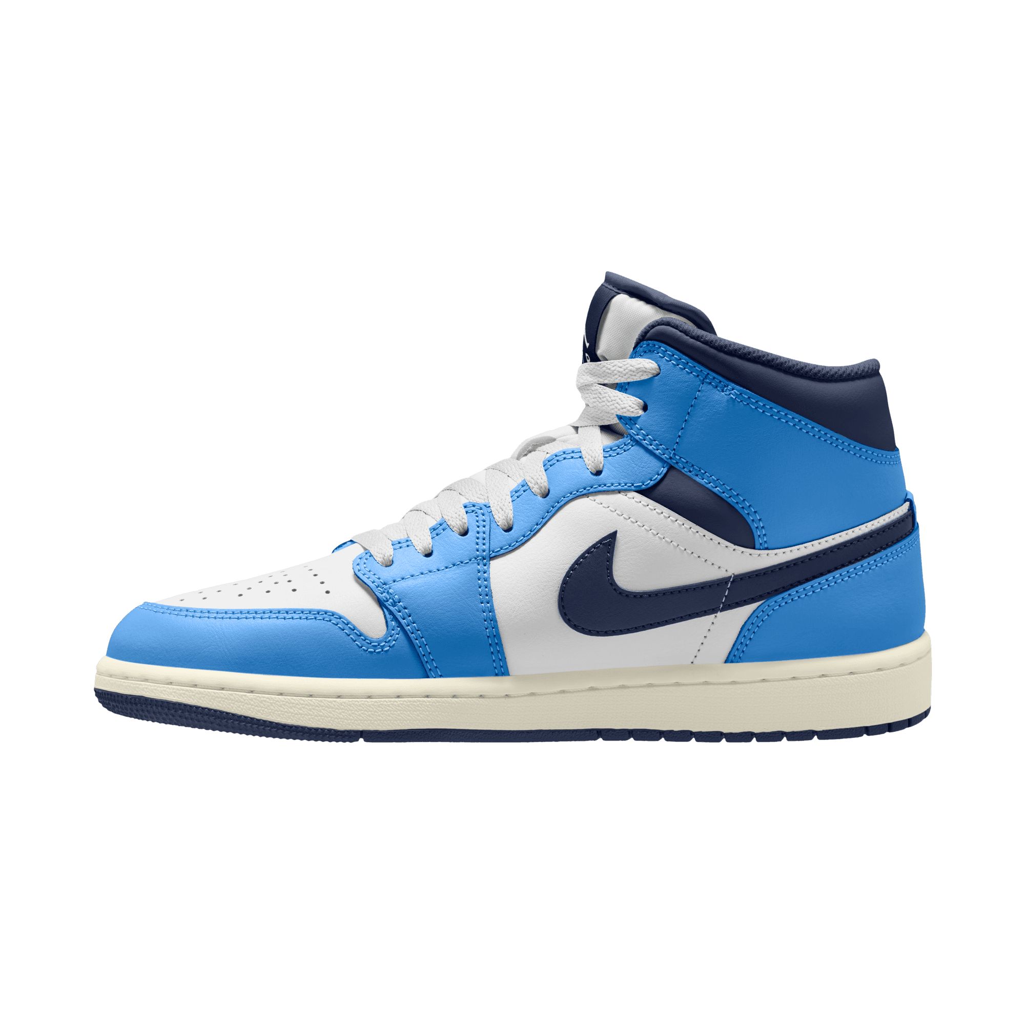 Jordan Nike Men's Air 1 Mid Basketball Shoes