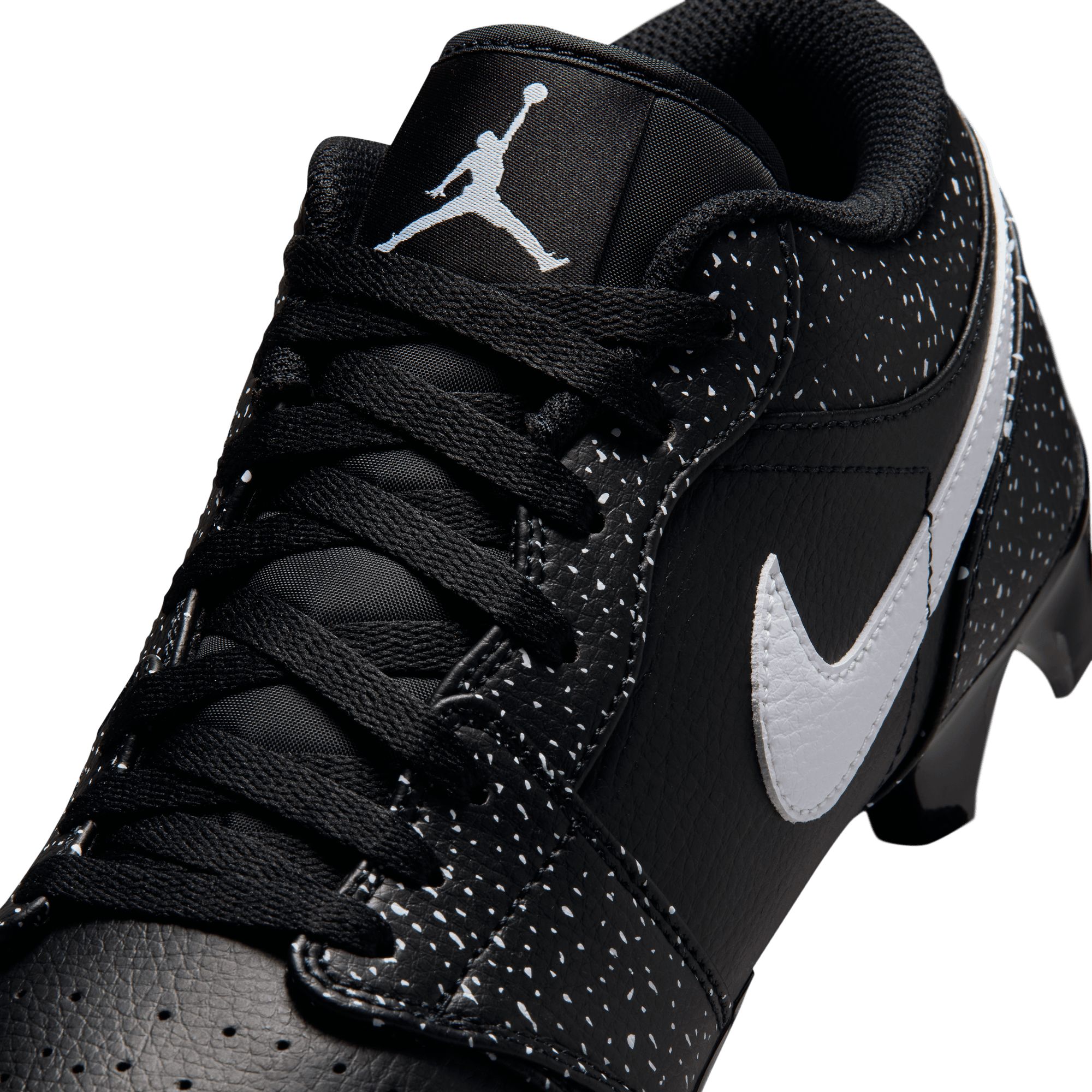 Jordan Men's 1 Low Turbodown Durable Synthetic Leather Football Cleats