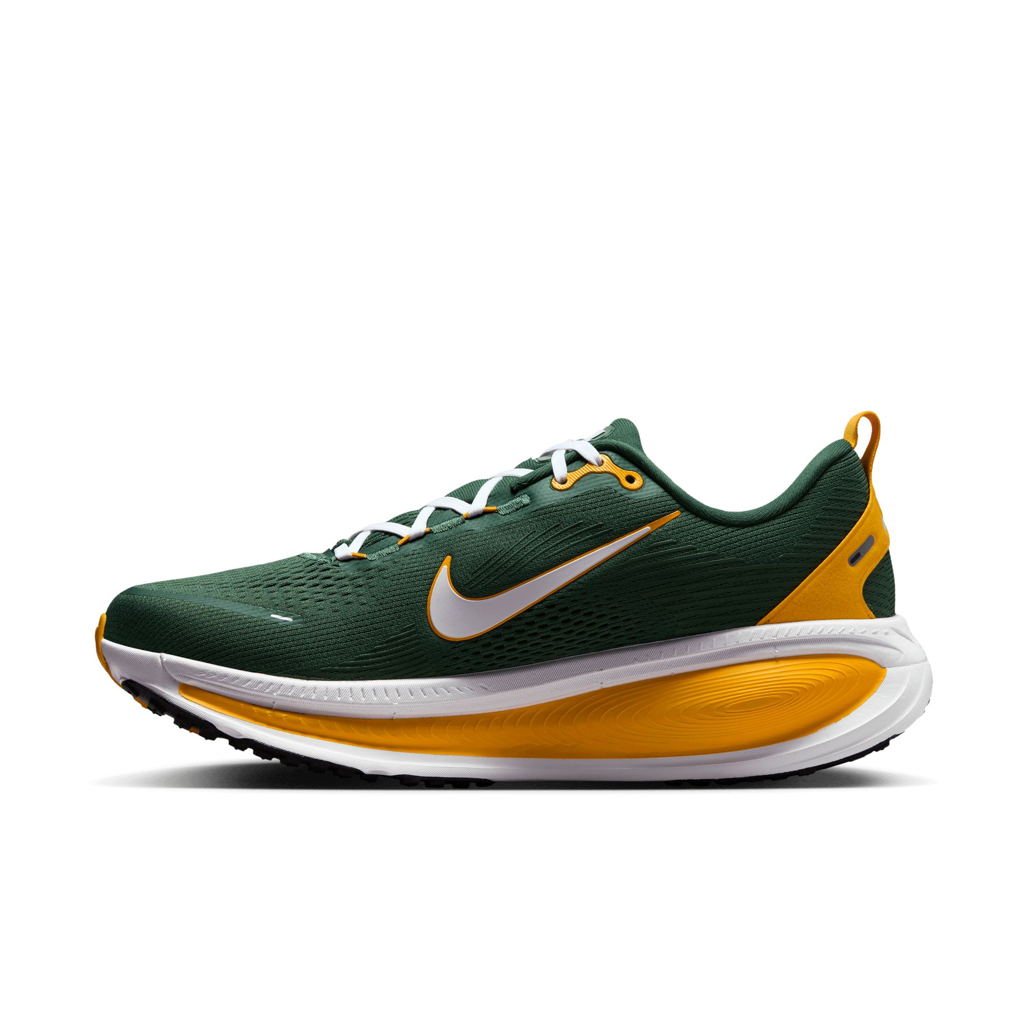 Green Bay Packers Nike NFL Men's Air Zoom Vomero 18 Running Shoes