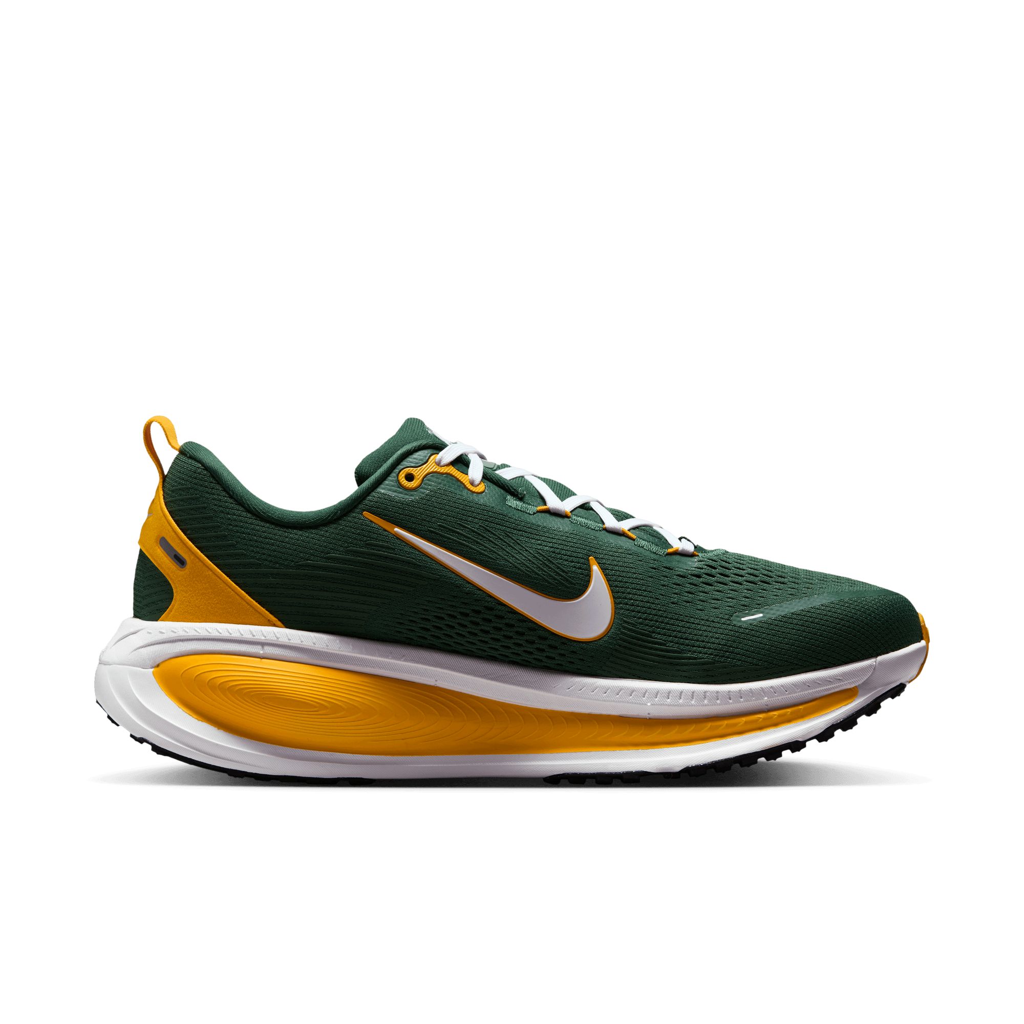 Green Bay Packers Nike NFL Men's Air Zoom Vomero 18 Running Shoes