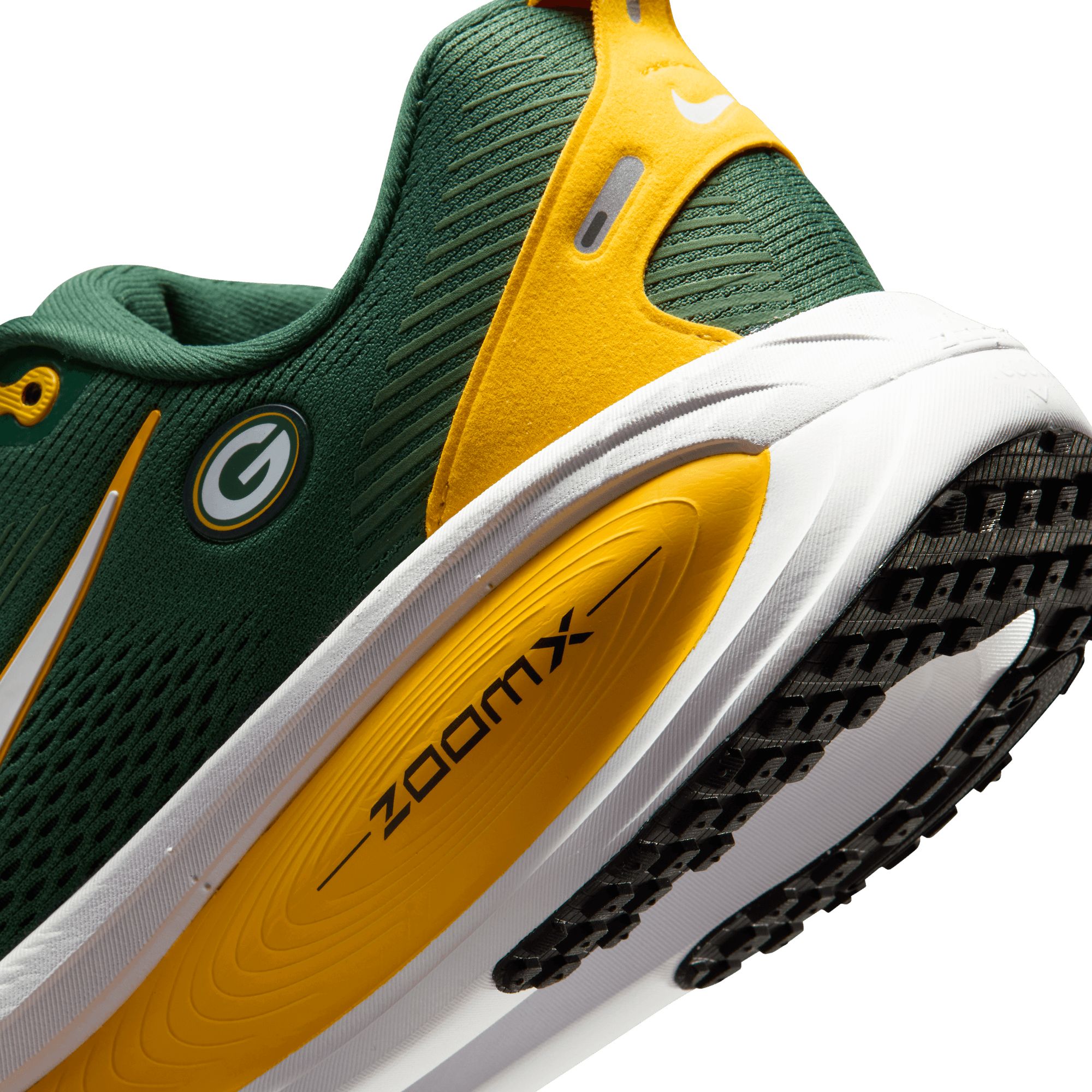 Green Bay Packers Nike NFL Men's Air Zoom Vomero 18 Running Shoes