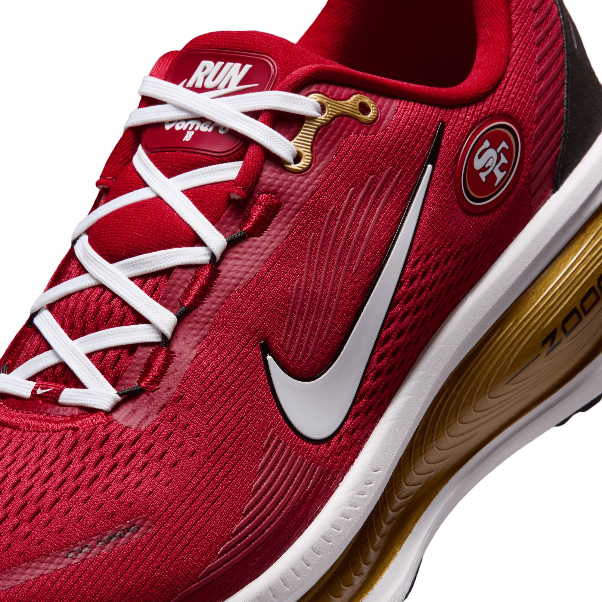 San Francisco 49ers Nike NFL Men's Air Zoom Vomero 18 Running Shoes