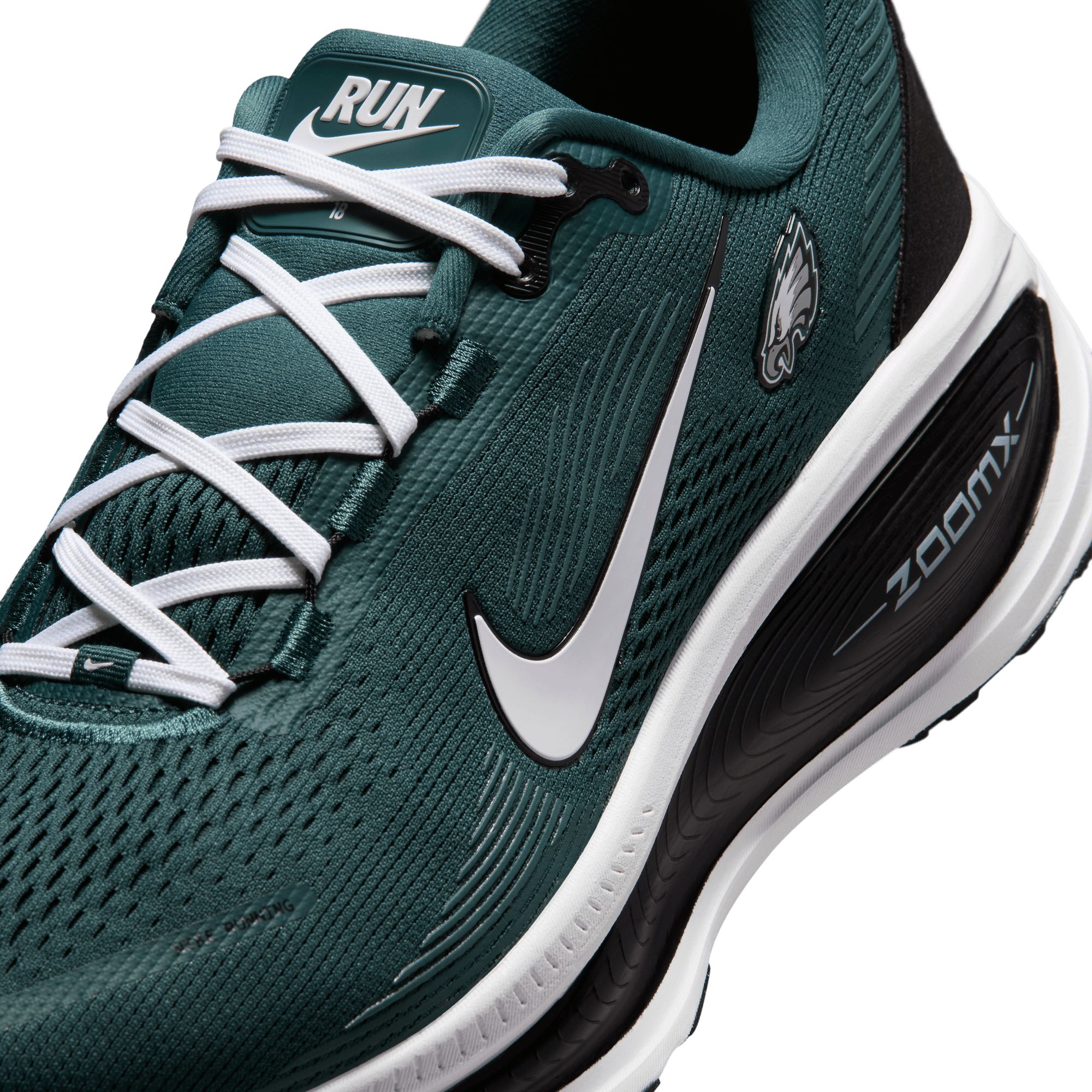 Nike Men's Air Zoom Vomero 18 NFL Eagles Running Shoes
