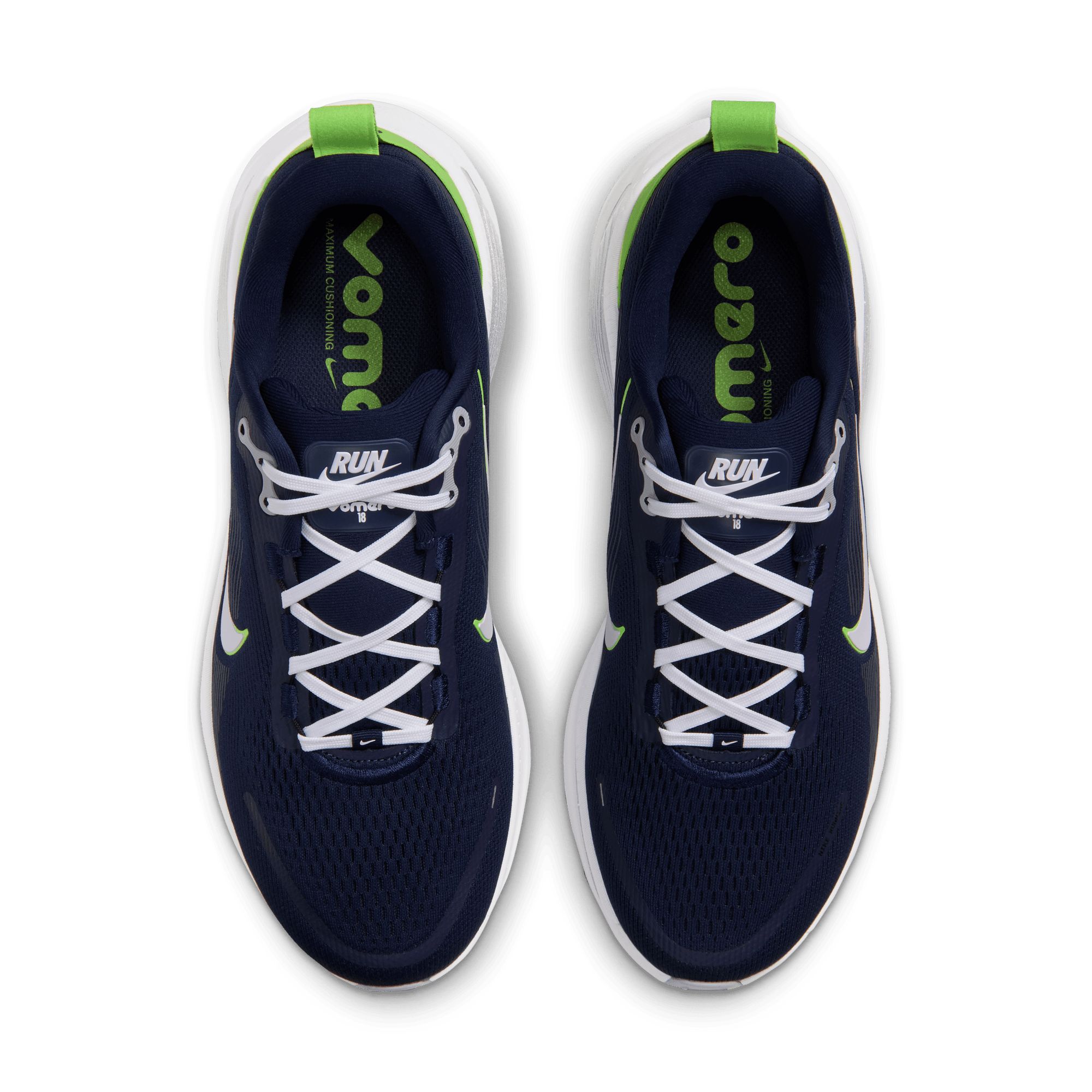 Nike Men's Air Zoom Vomero 18 NFL Seahawks Running Shoes