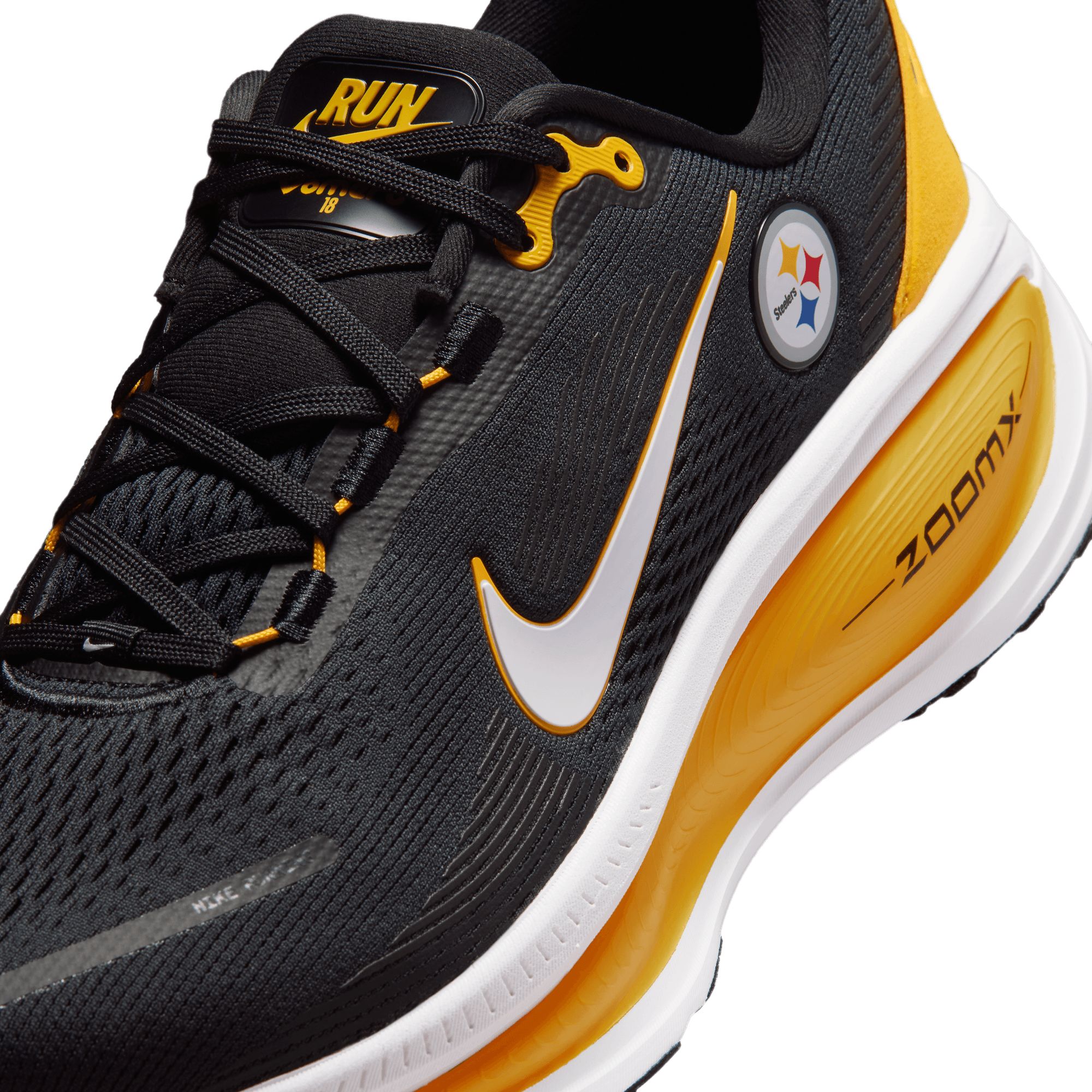 Nike Men's Air Zoom Vomero 18 NFL Steelers Running Shoes