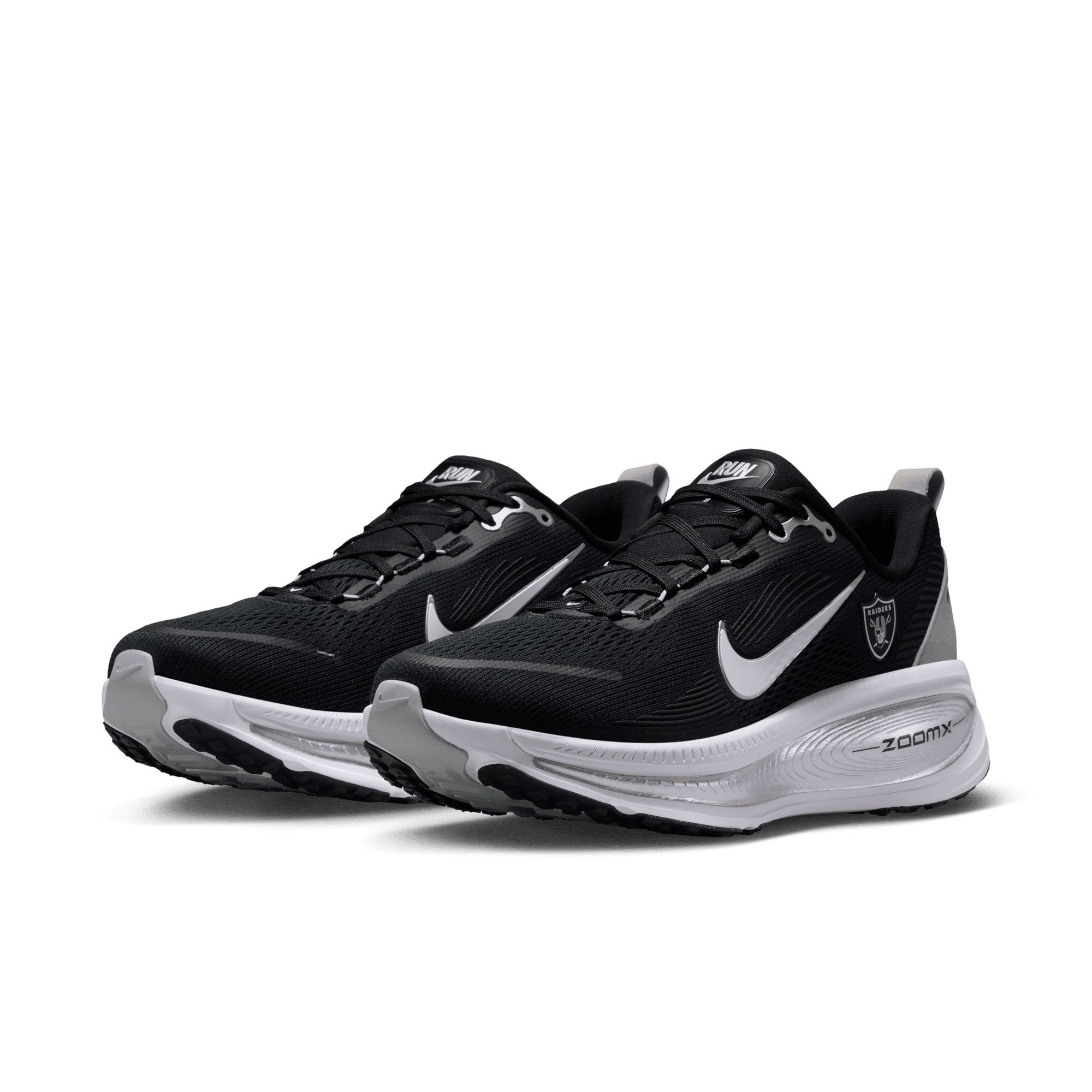 Nike Men's Air Zoom Vomero 18 NFL Raiders Running Shoes