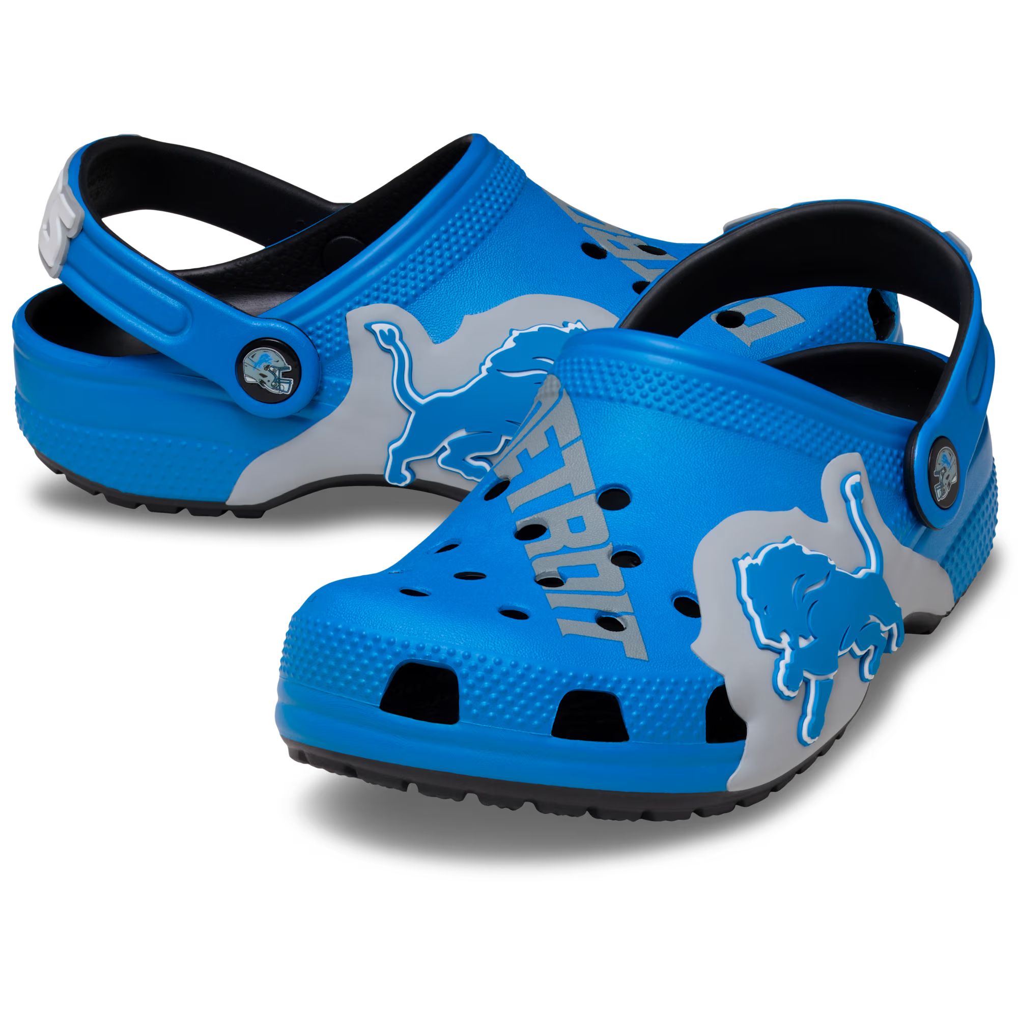 Crocs Men's Detroit Lions Classic Clog Sandals