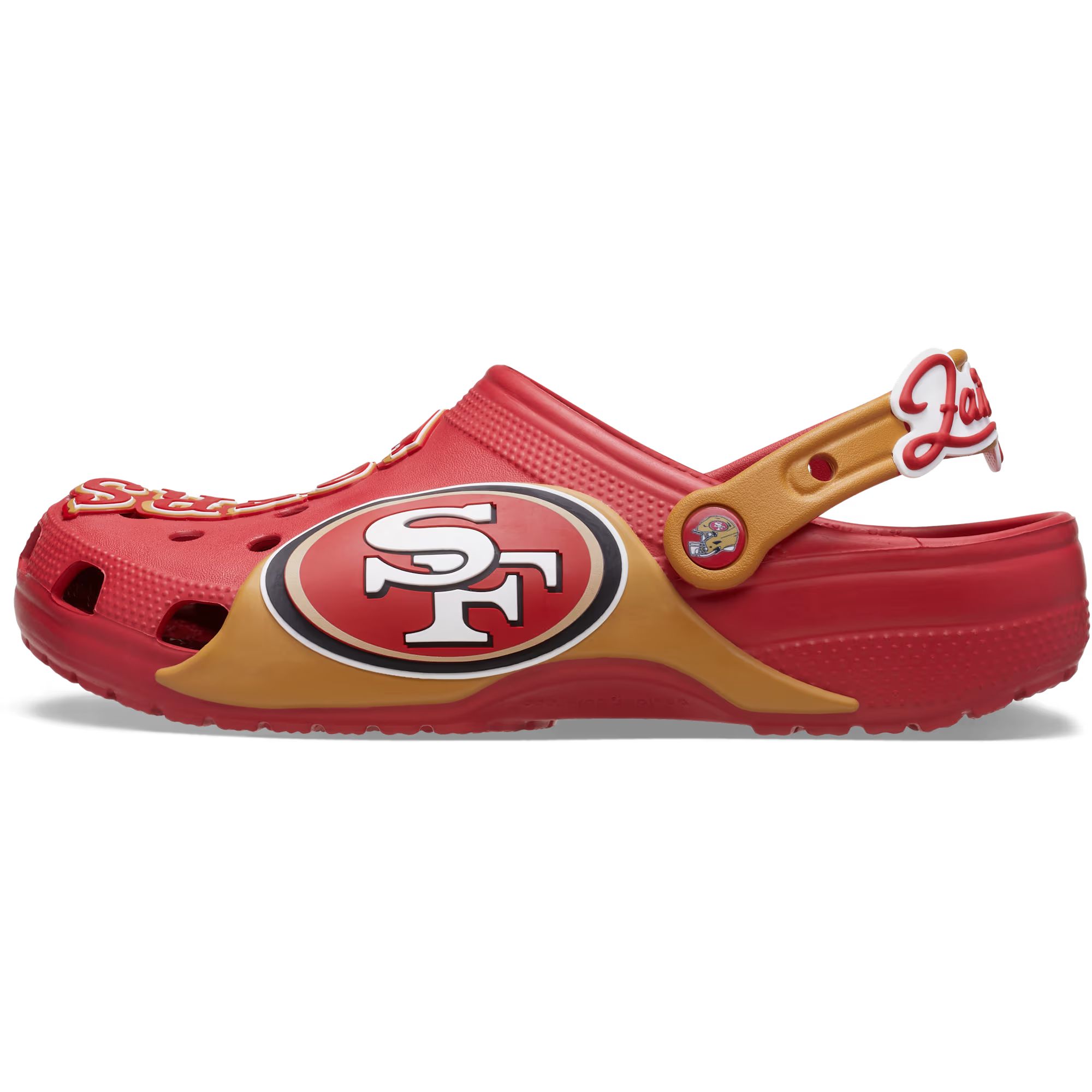 Crocs Men's San Francisco 49ers Classic Clog Sandals