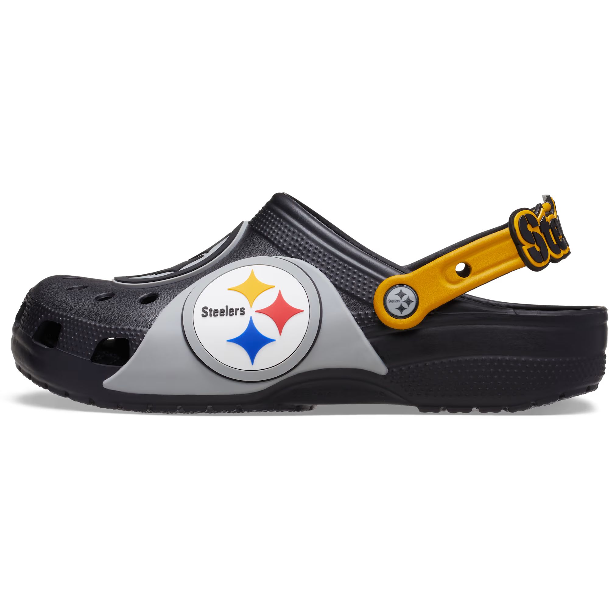 Crocs Men's Pittsburgh Steelers Classic Clog Sandals