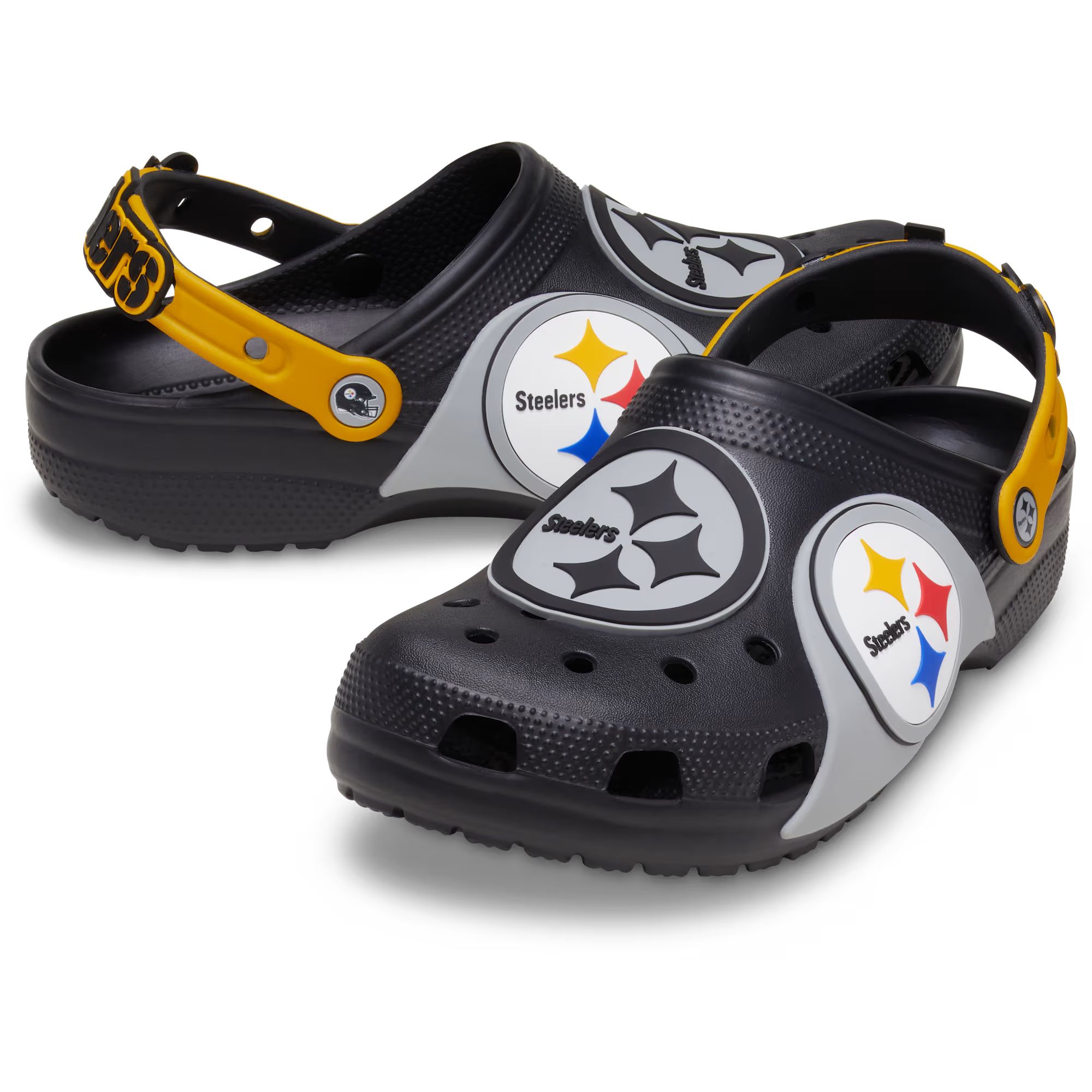 Crocs Men's Pittsburgh Steelers Classic Clog Sandals