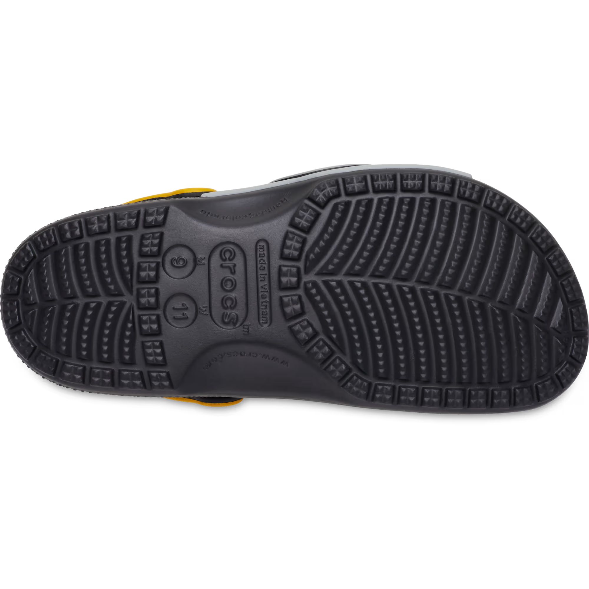 Crocs Men's Pittsburgh Steelers Classic Clog Sandals