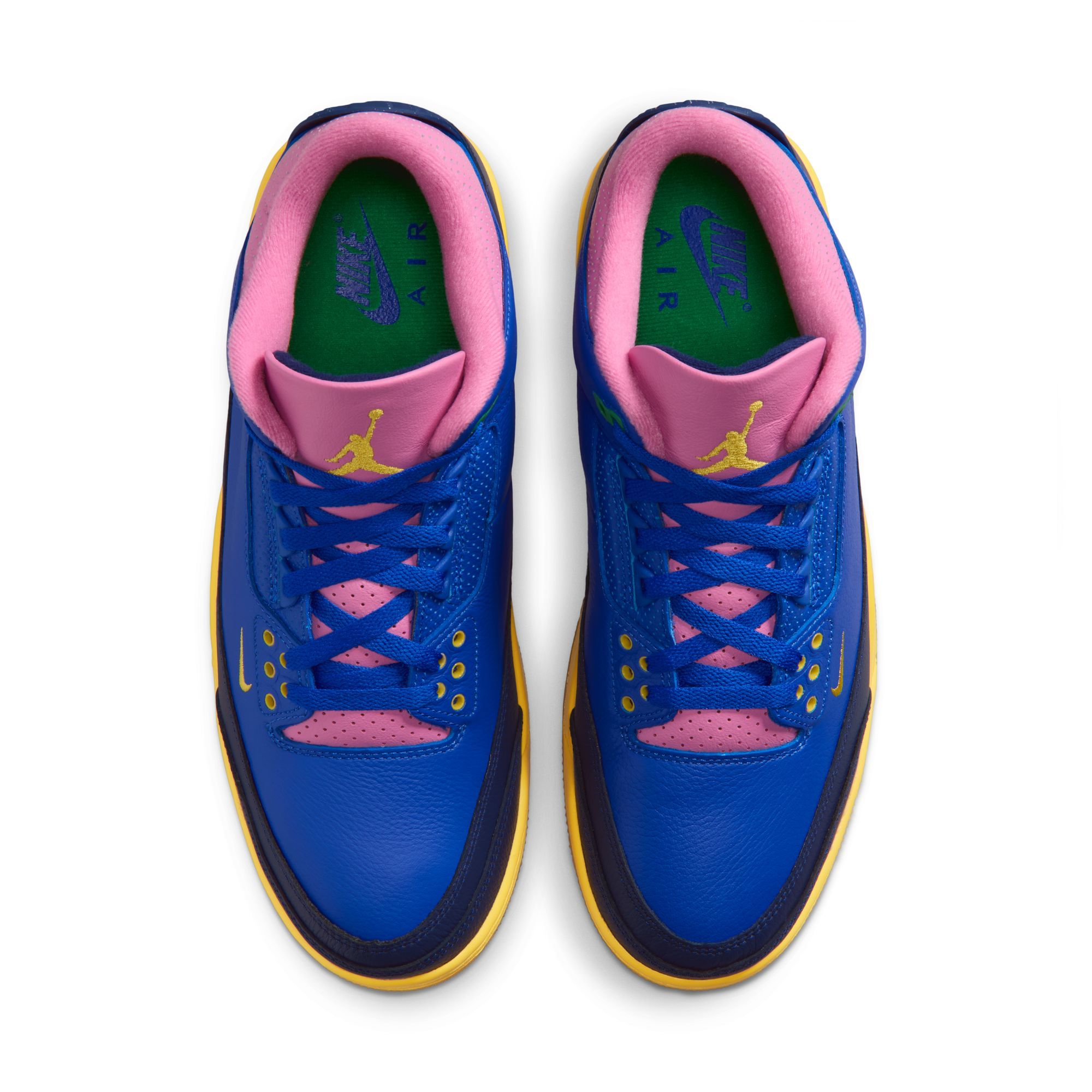 Nike Men's Air Jordan 3 Racer Blue Basketball Shoes