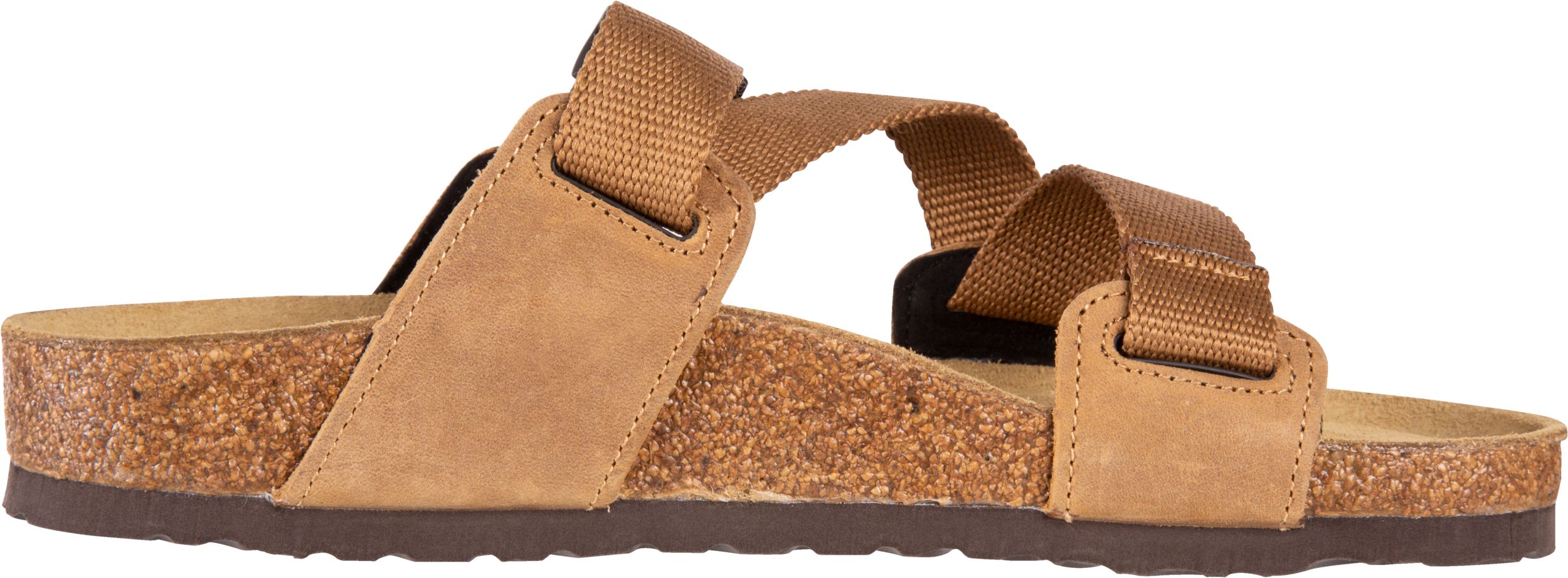 Women's Fireside by Dearfoams Canberra Cork Molded Footbed Shearling Slide