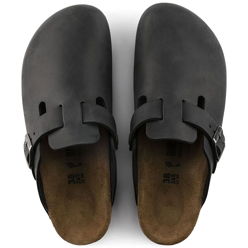 Birkenstock Unisex Boston Oiled Leather Clogs