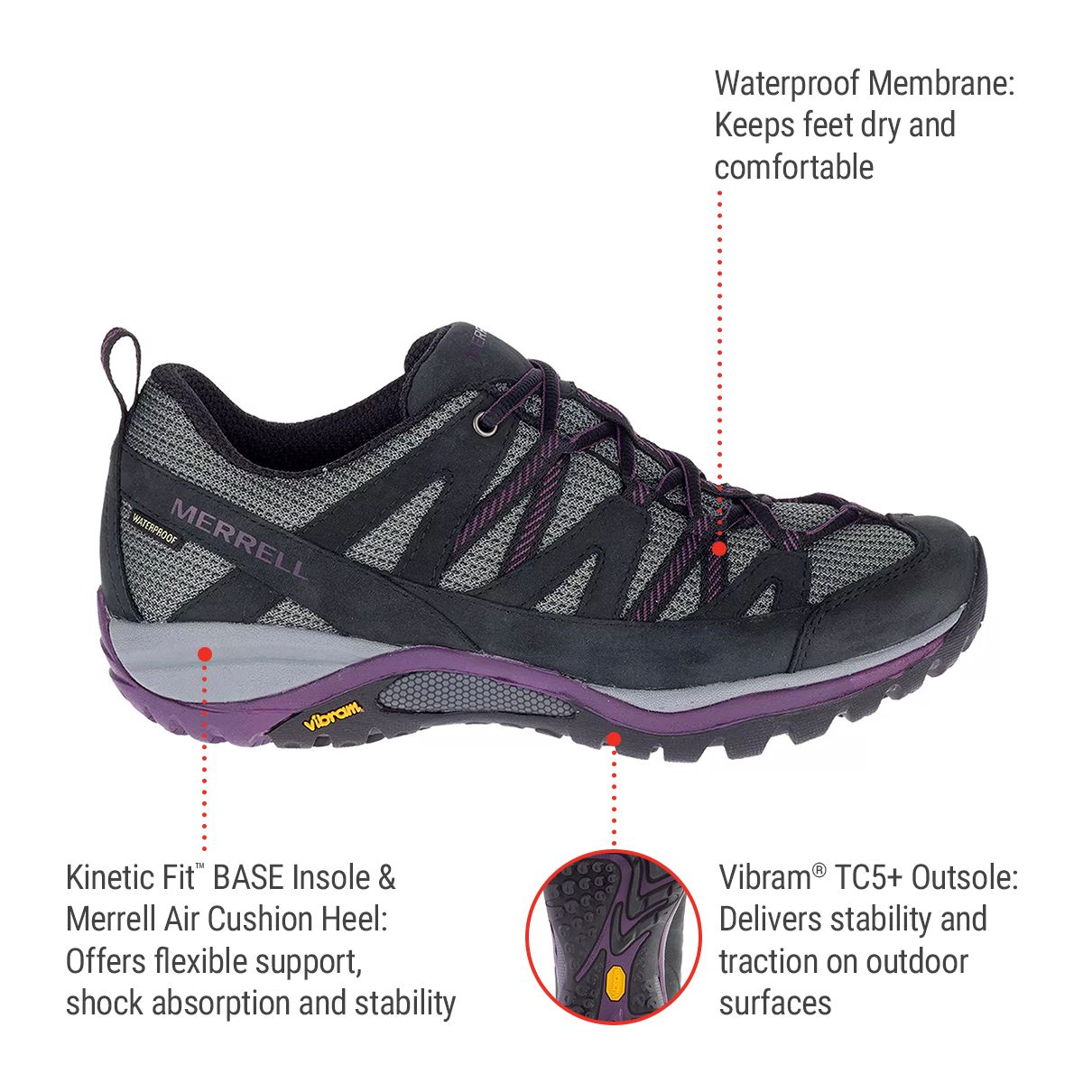 Merrell Women's Siren Sport 3 Hiking Shoes